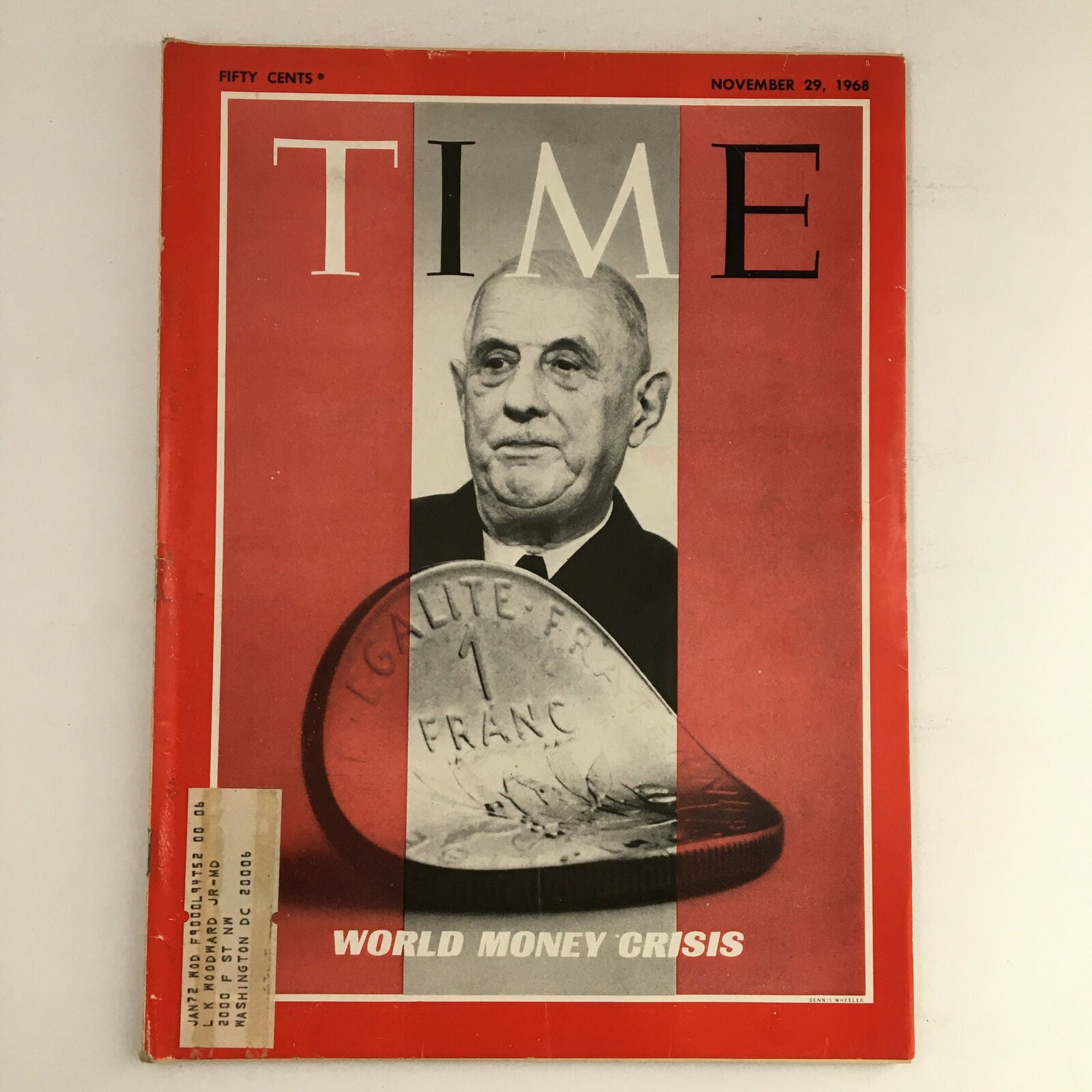 Time Magazine November 29 1968 World Money Crisis and in France