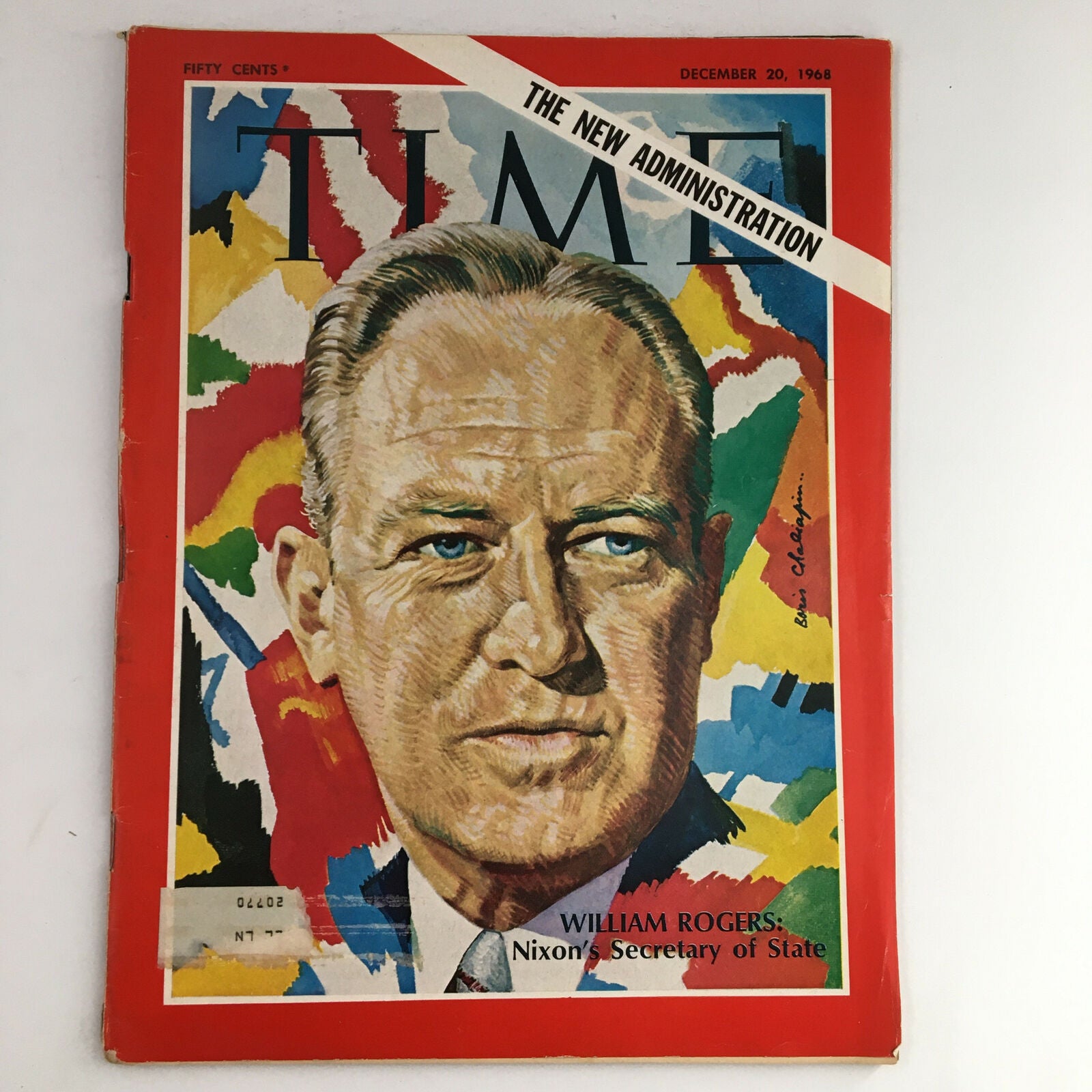 Time Magazine December 20 1968 William Rogers, Nixon's Secretary of State