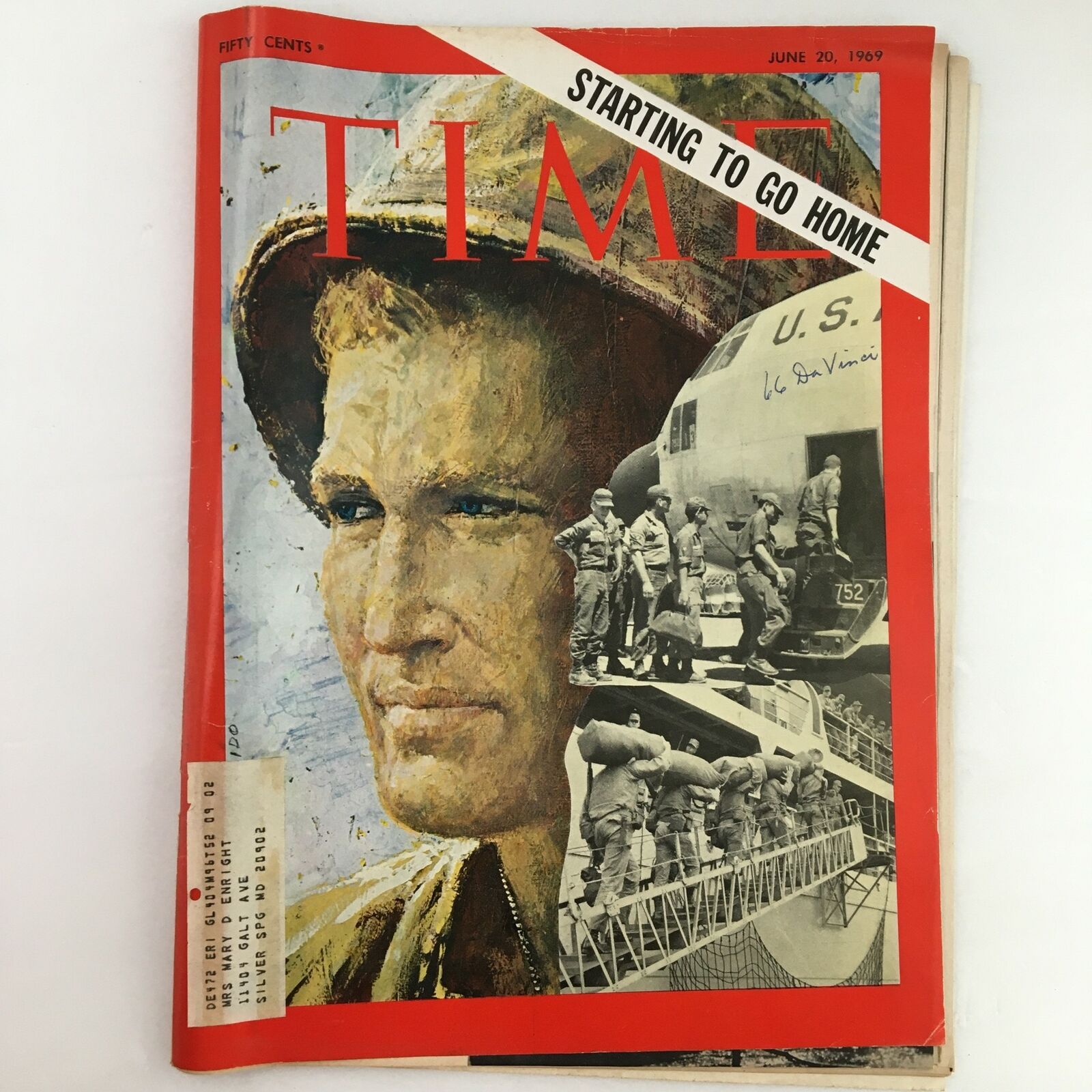 Time Magazine June 20 1969 Vol. 93 No. 25 U.S. Army Starting To Go Home