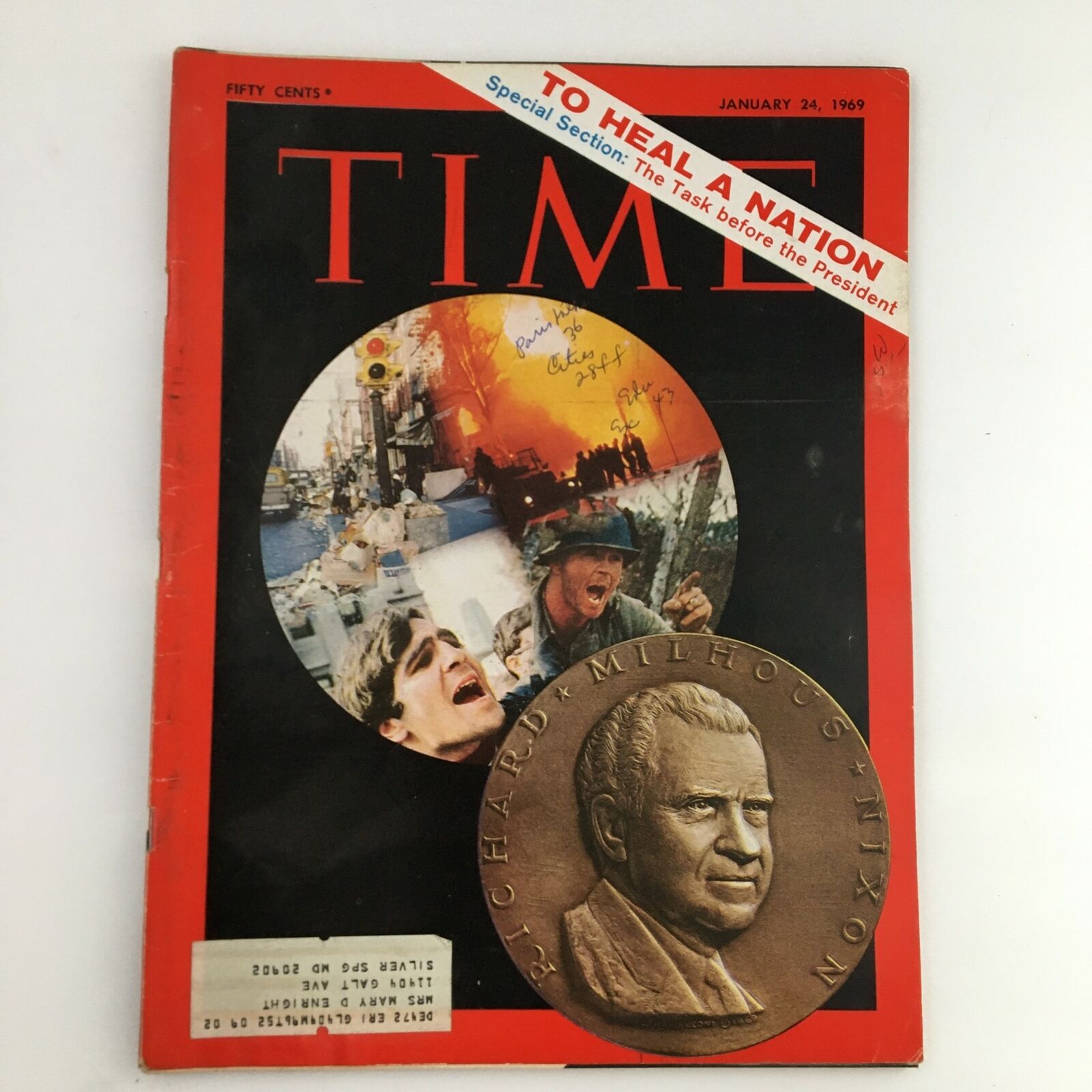 Time Magazine January 24 1969 Vol. 93 No. 4 The Task Before The President