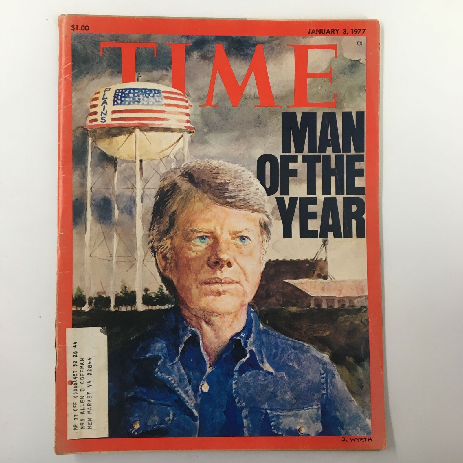 VTG Time Magazine January 3 1977 Jimmy Carter Man of the Year