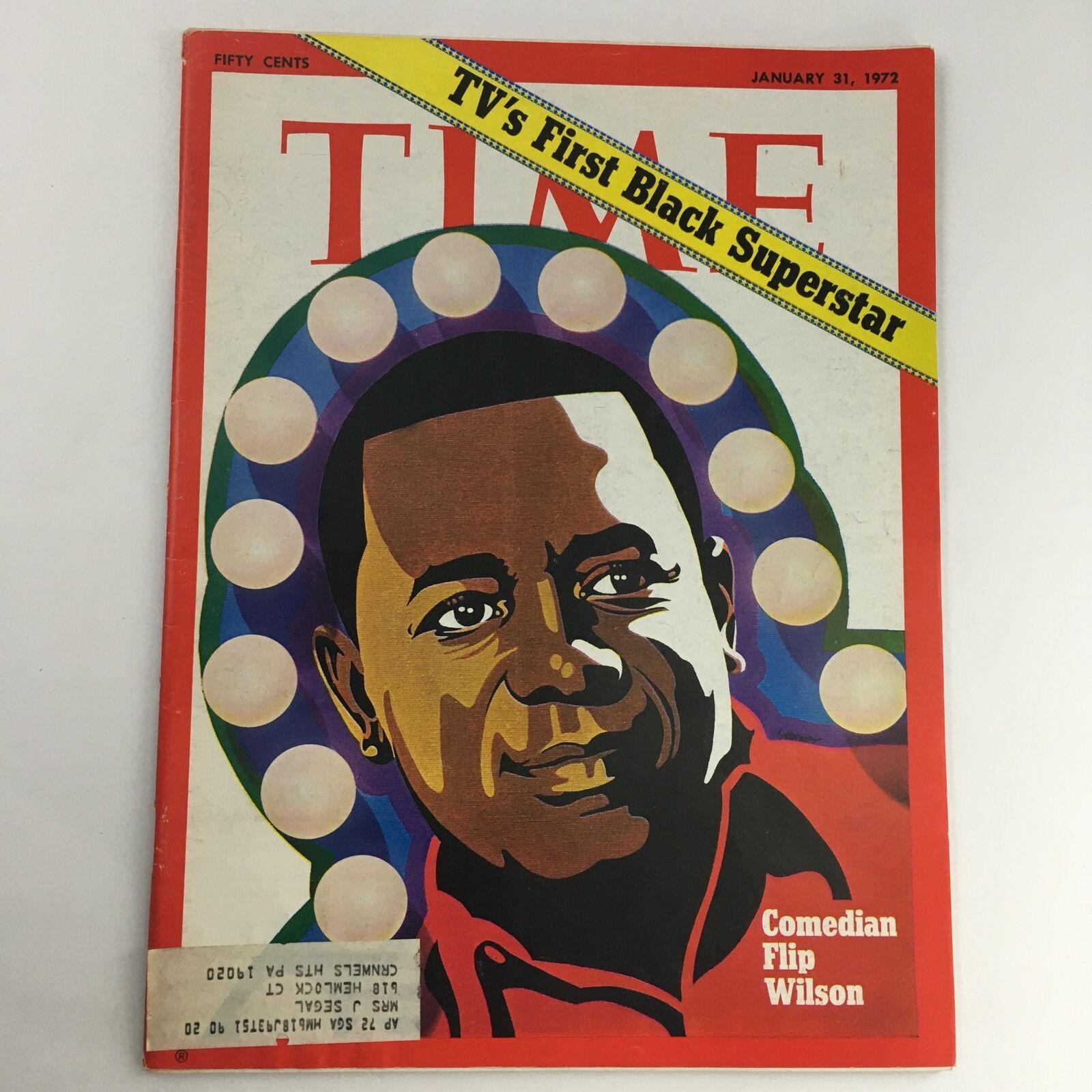 Time Magazine January 31 1972 TV's First Black Superstar Comedian Flip Wilson