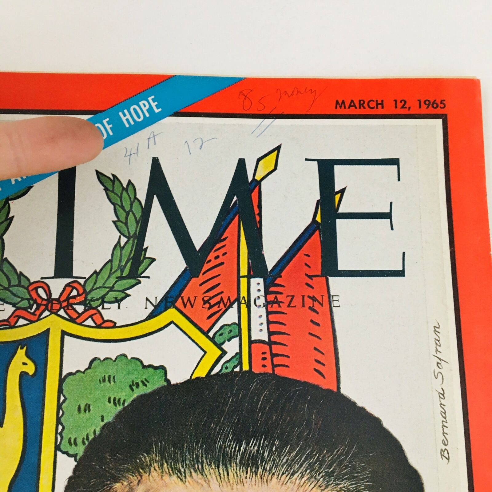 Time Magazine March 12 1965 Vol. 85 No. 11 Peru President Fernando Belaúnde