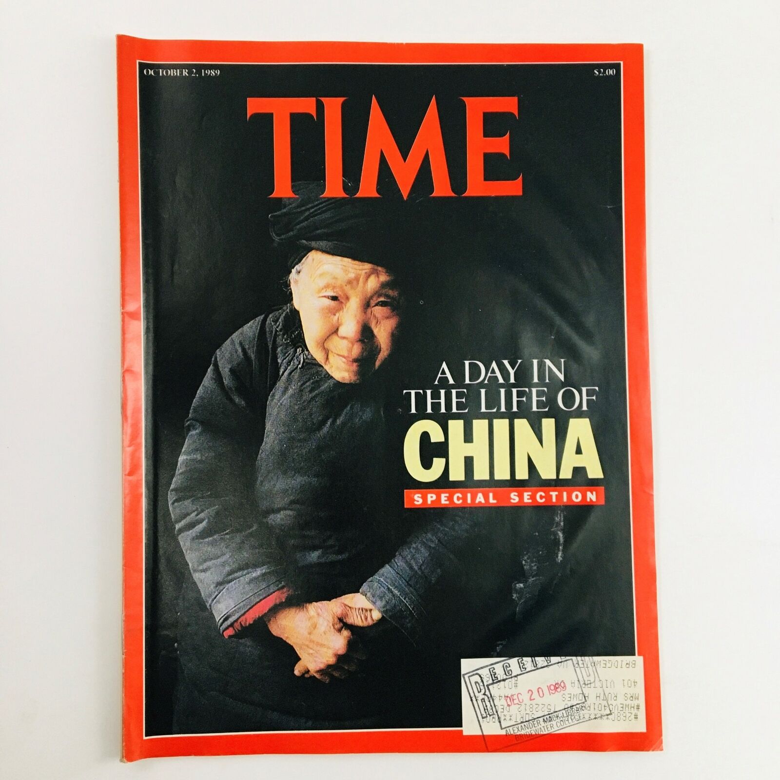 Time Magazine October 2 1989 Vol. 134 No. 14 A Day in the Life of China Report