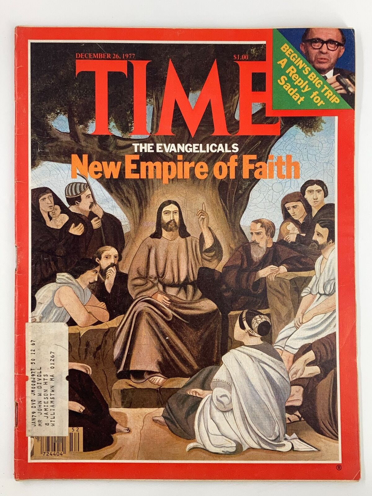 VTG Time Magazine December 26 1977 The Evangelicals New Empire of Faith