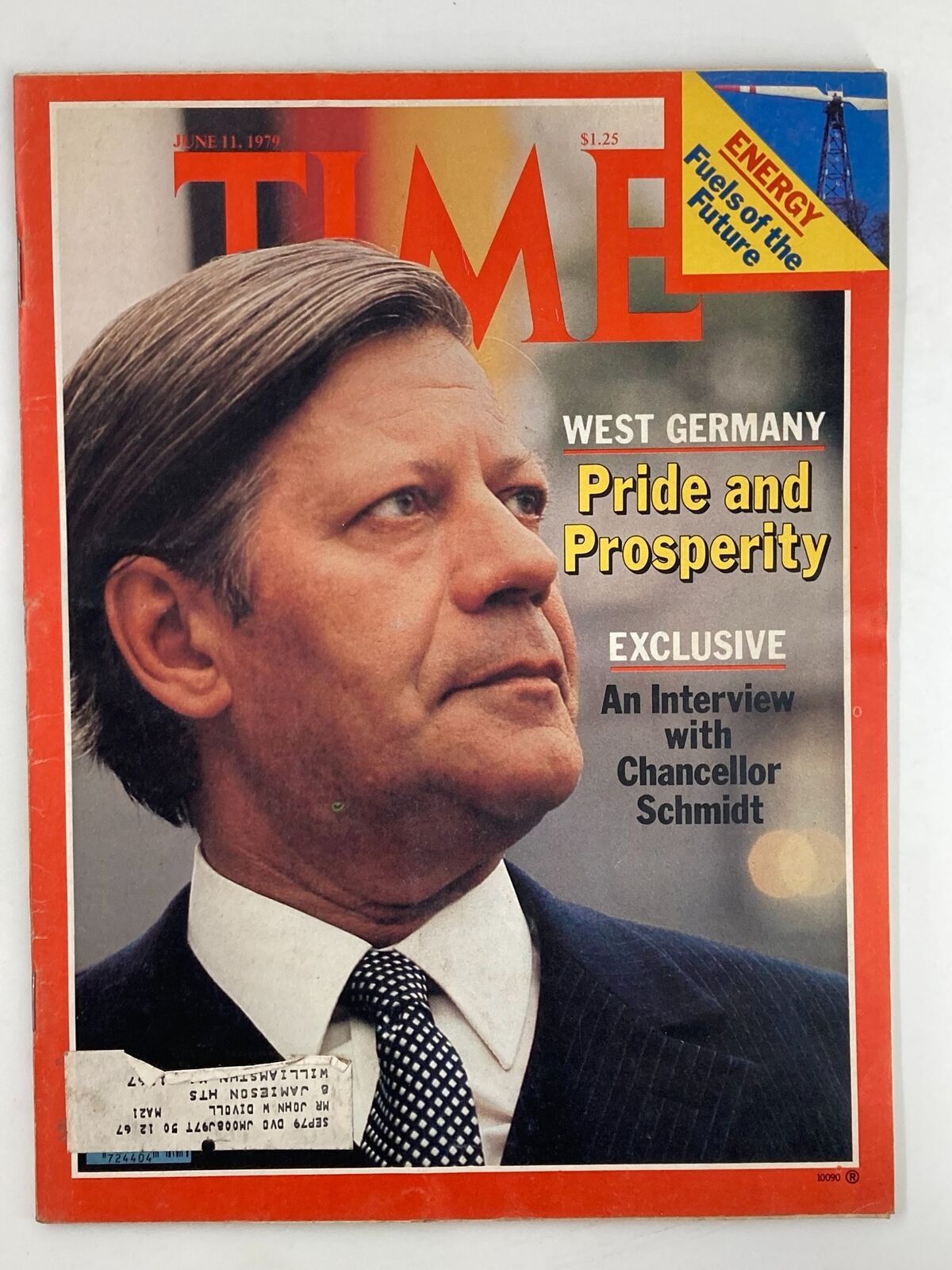 VTG Time Magazine June 11 1979 Pride and Prosperity West Germany Helmut Schmidt