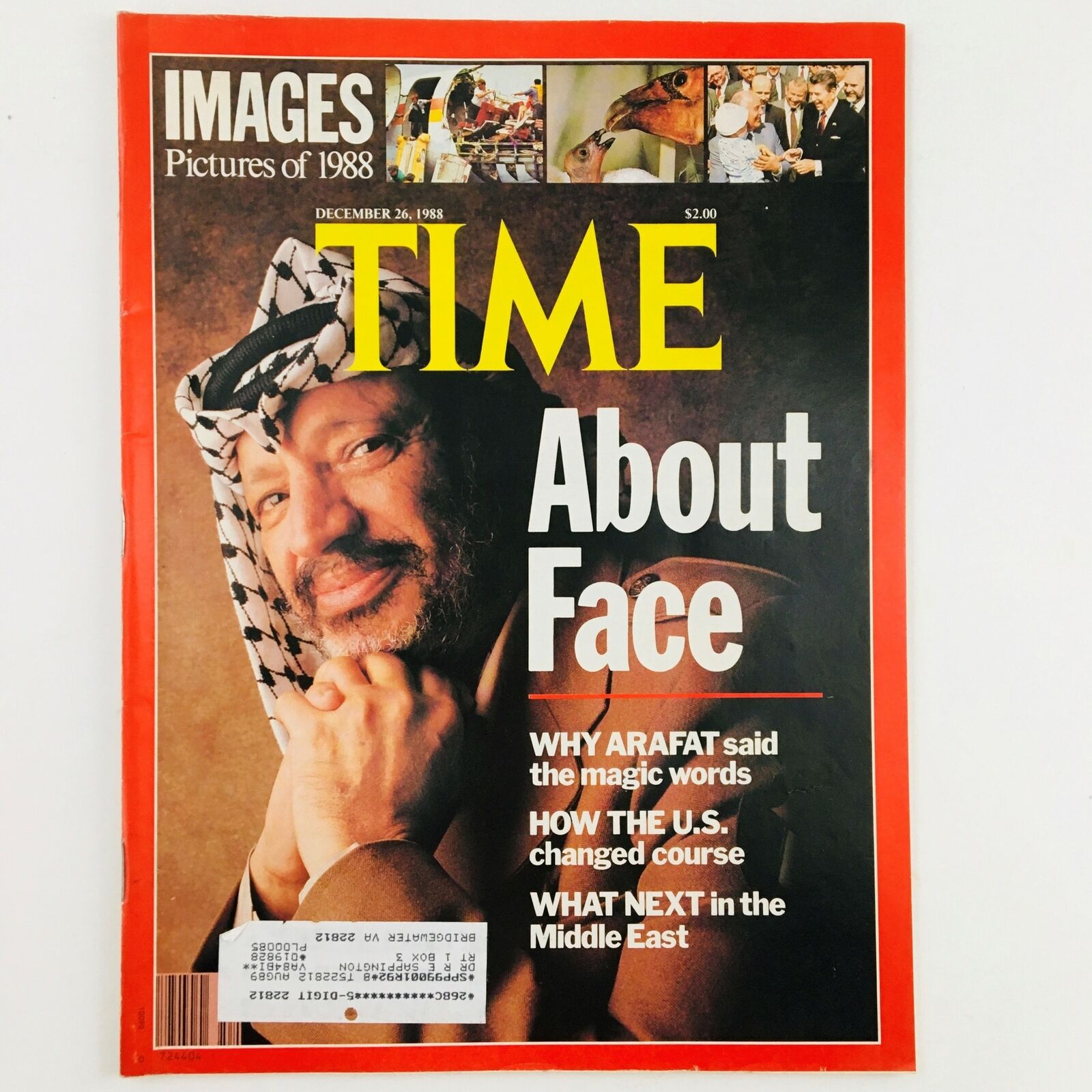 VTG Time Magazine December 26 1988 Vol. 132 No. 26 Palestine's Yasser Arafat