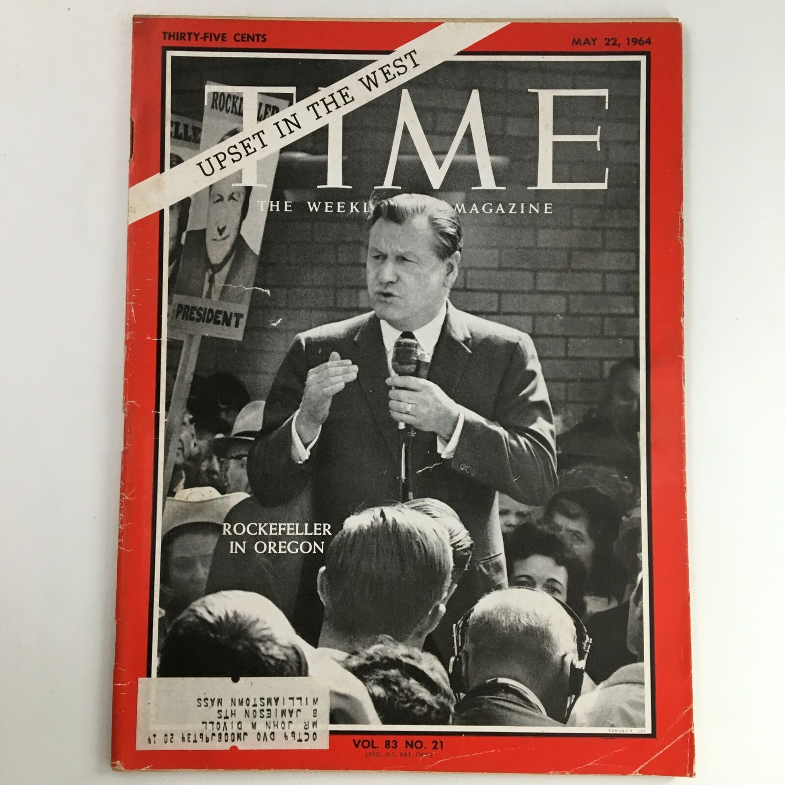 Time Magazine May 22 1964 Vol 83 #21 Senator Nelson Aldrich Rockefeller