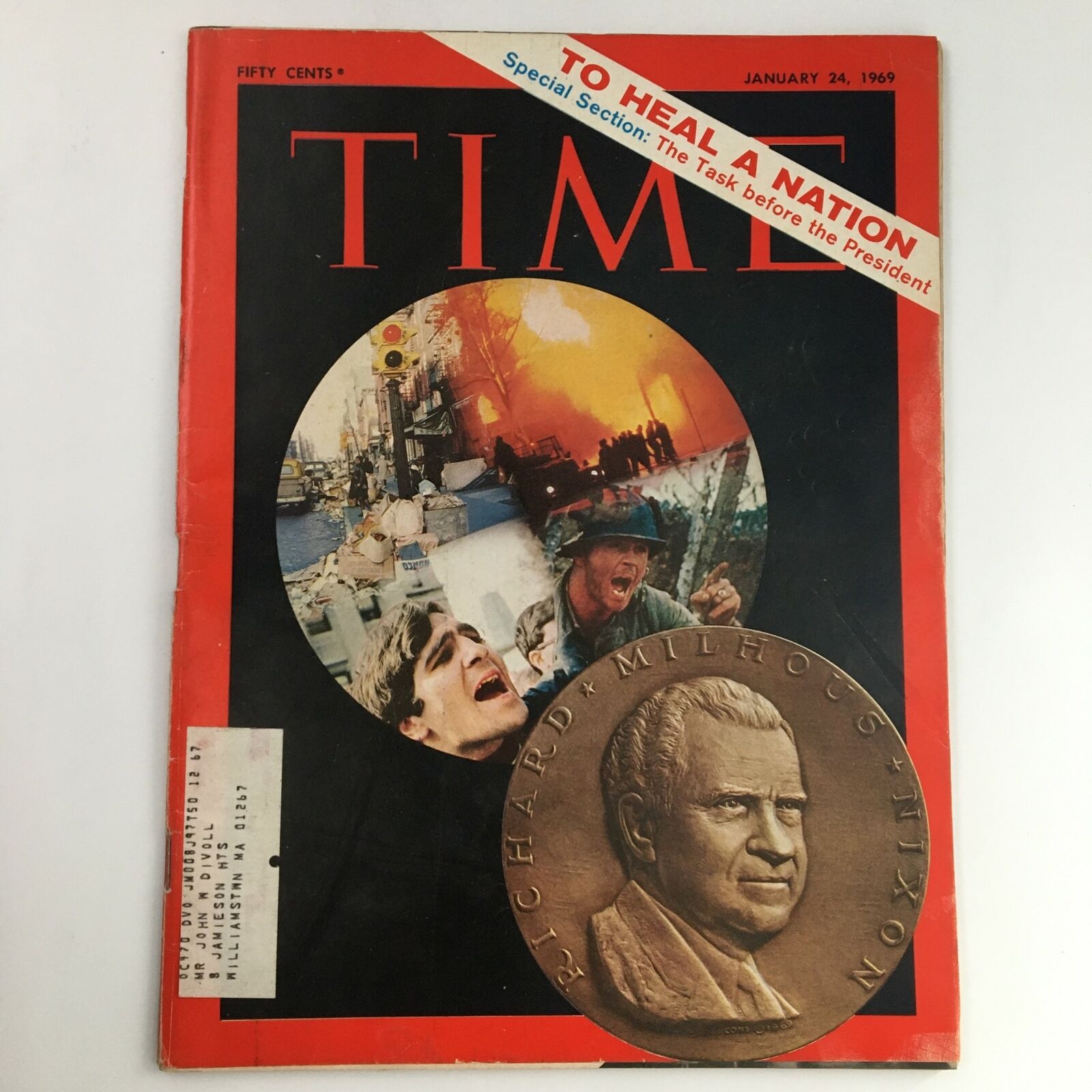 Time Magazine January 24 1969 Richard Milhous Nixon & To Heal A Nation Special