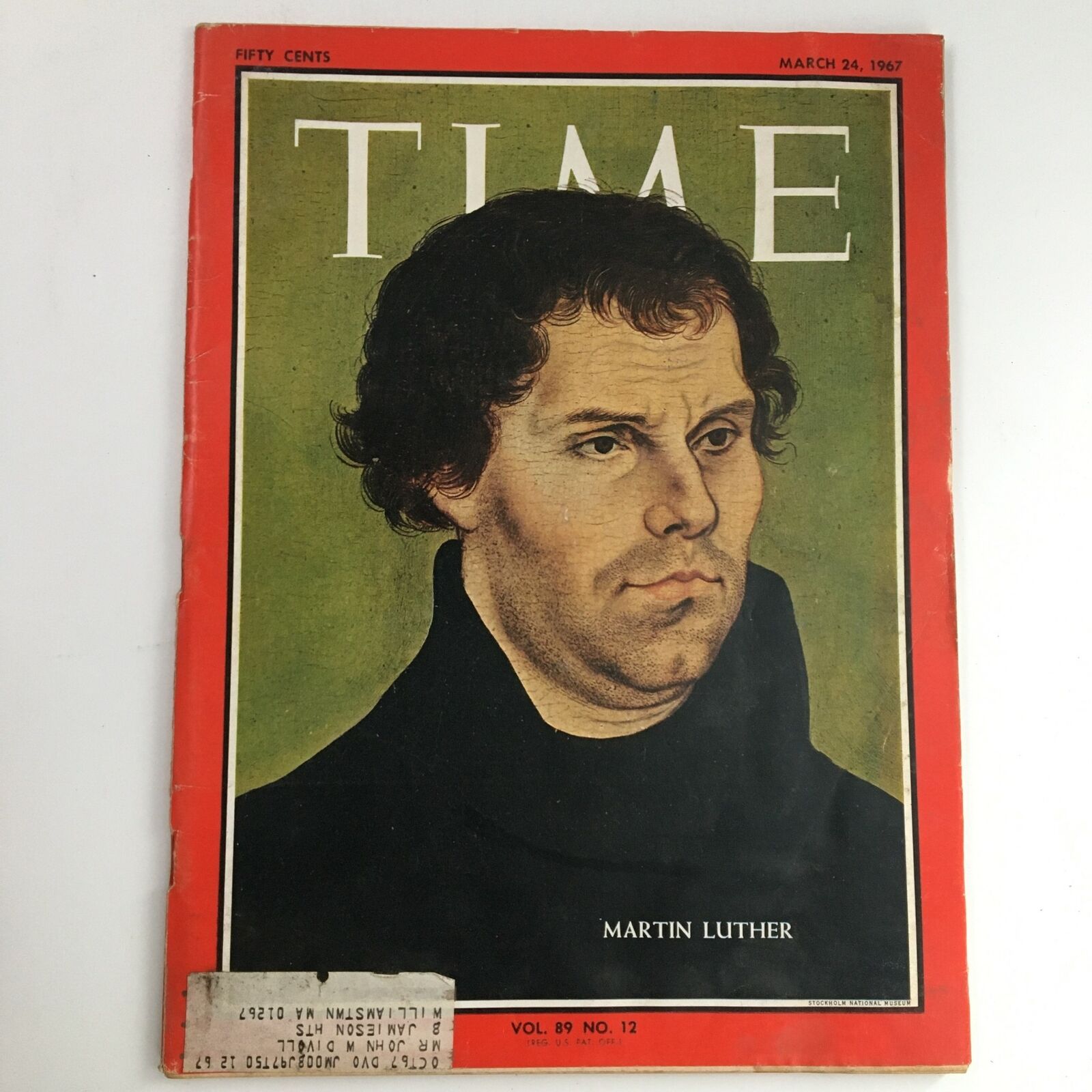 Time Magazine March 24 1967 Vol 89 #12 German Priest Martin Luther, O.S.A.