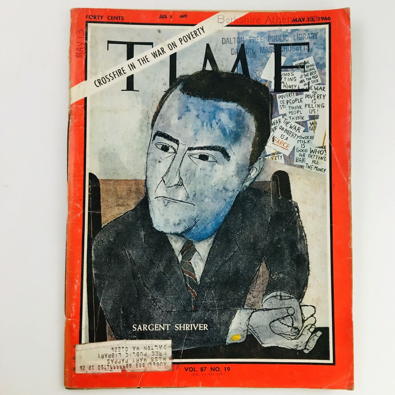 Time Magazine May 13 1966 Vol 87 #19 Ambassador to France Sargent Shriver