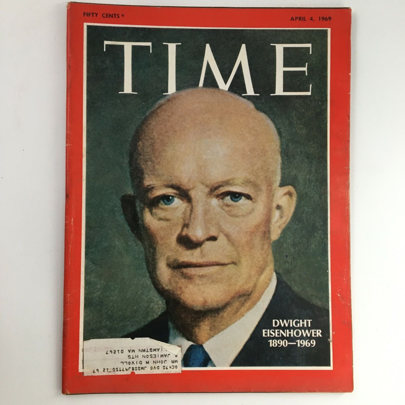 Time Magazine April 4 1969 Vol 93 #14 Memoir of Dwight Eisenhower 1890-1969