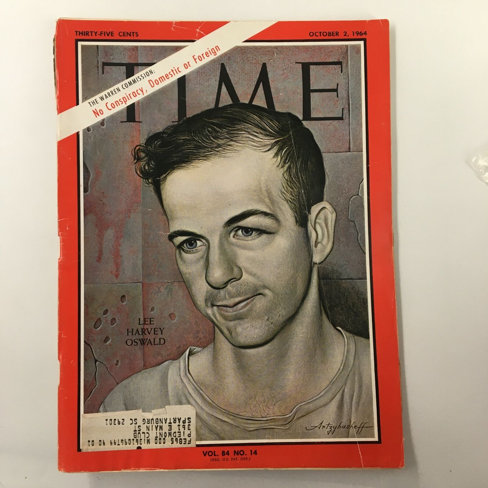 VTG Time Magazine October 2 1964 Vol. 84 No. 14 Lee Harvey Oswald