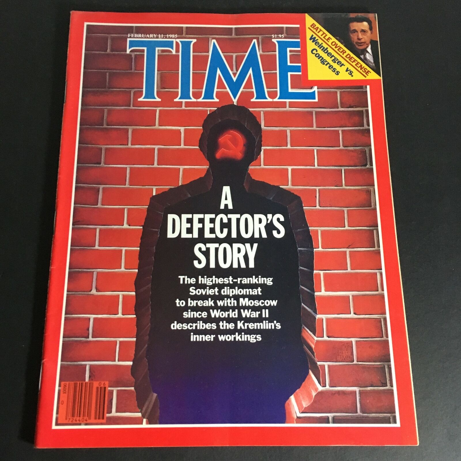 VTG Time Magazine February 11 1985 - Caspar Weinberger / A Detector's Story