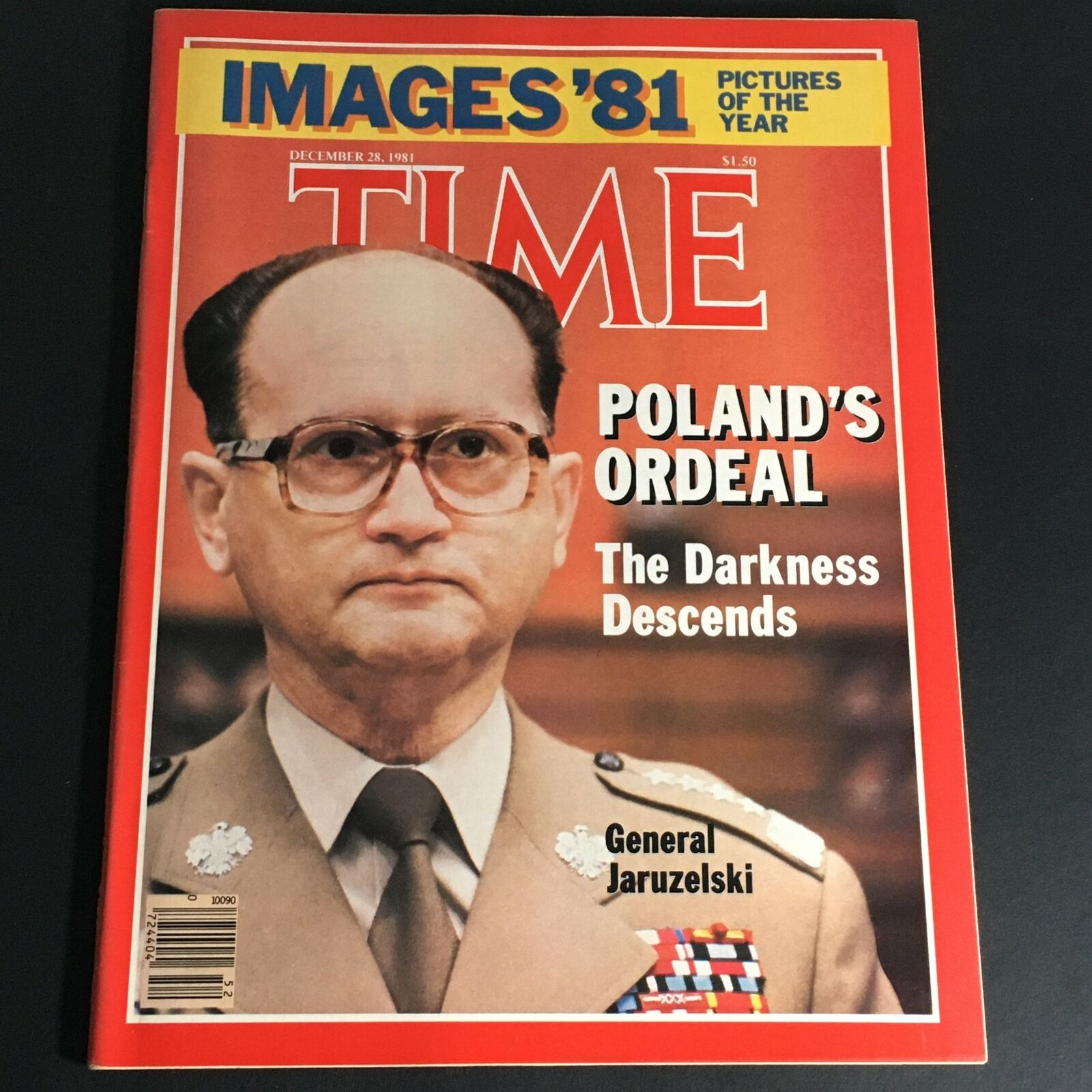 VTG Time Magazine December 28 1981 - Poland's Ordeal General Wojciech Jaruzelski