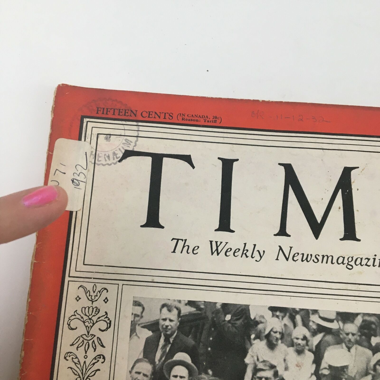 Time Magazine November 7 1932 Vol 20 #19 Common Workers Film & Photo League