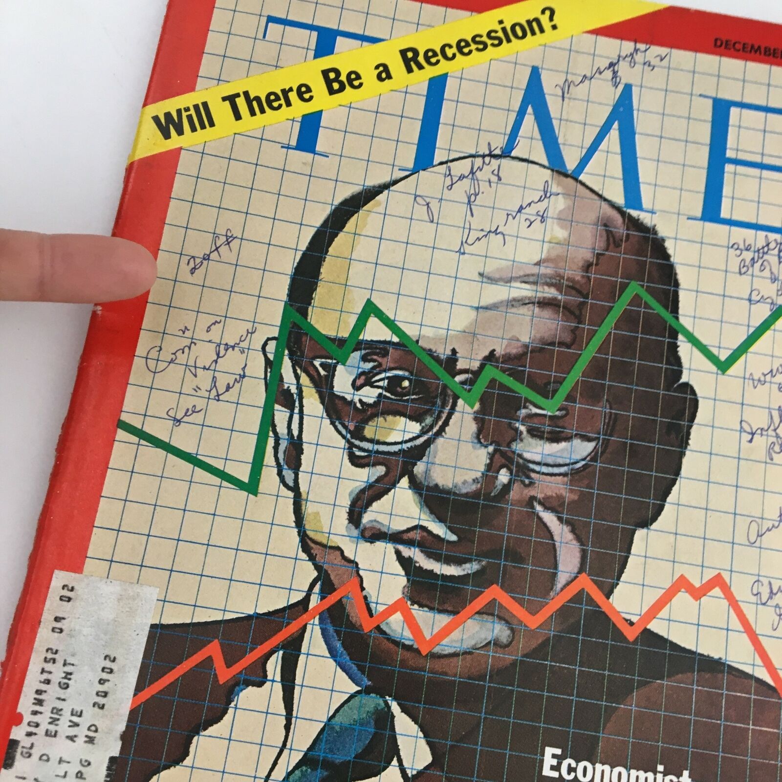 Time Magazine December 19 1969 Vol. 94 No. 25 Economist Milton Friedman