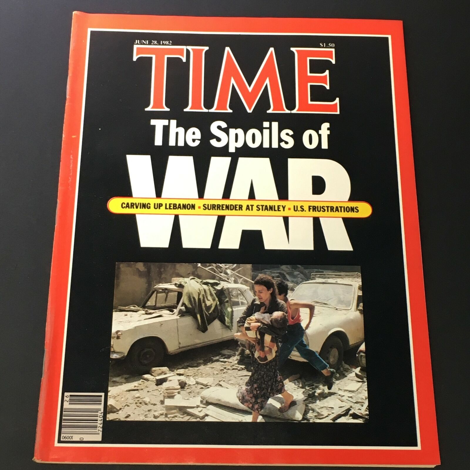 VTG Time Magazine June 28 1982 - The Spoils of War / Carving Up Lebanon