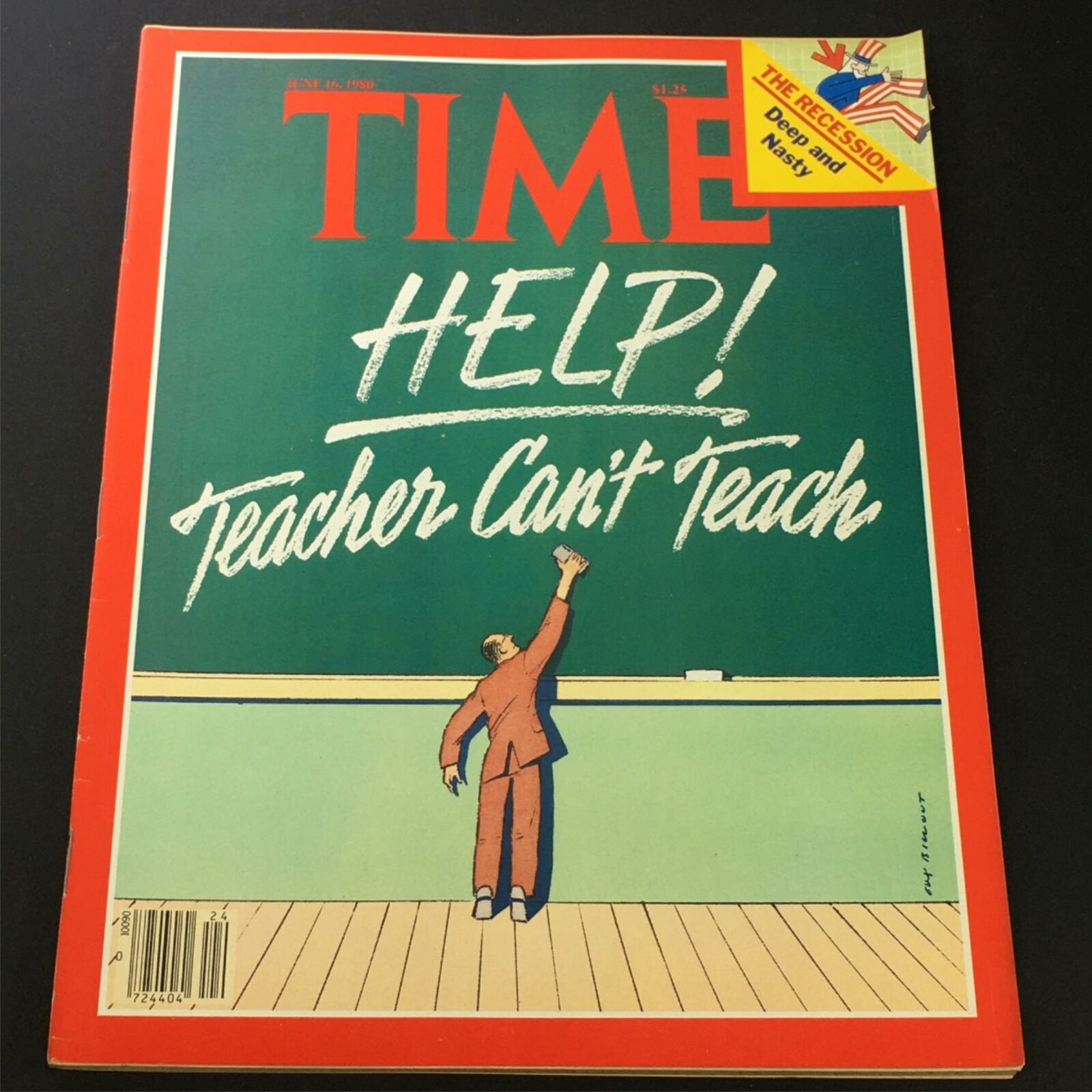 VTG Time Magazine June 16 1980 - Help! Teacher Can' Teach / Newsstand