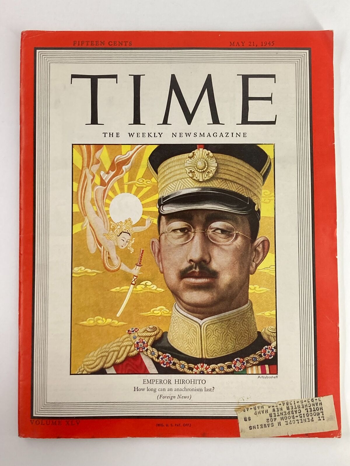 VTG Time Magazine May 21 1945 Vol 45 #21 Emperor Hirohito of Japan