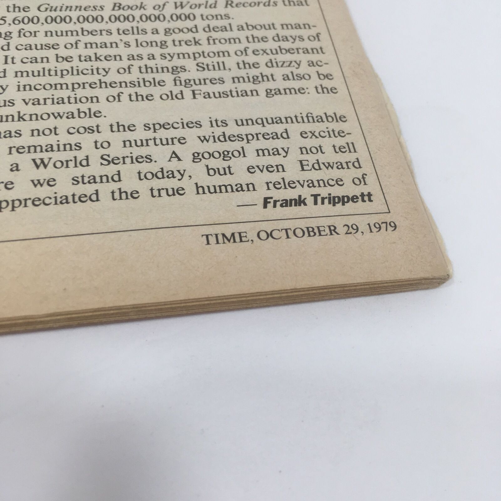 Time Magazine: What Price Power? Expanding America's Arsenal October 29, 979