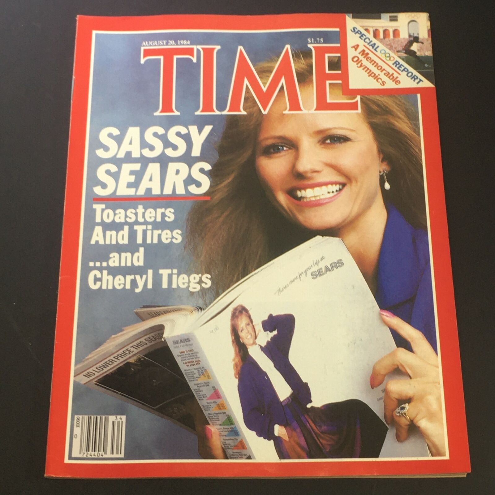 VTG Time Magazine August 20 1984 - Cheryl Tiegs / A Memorable Olympics