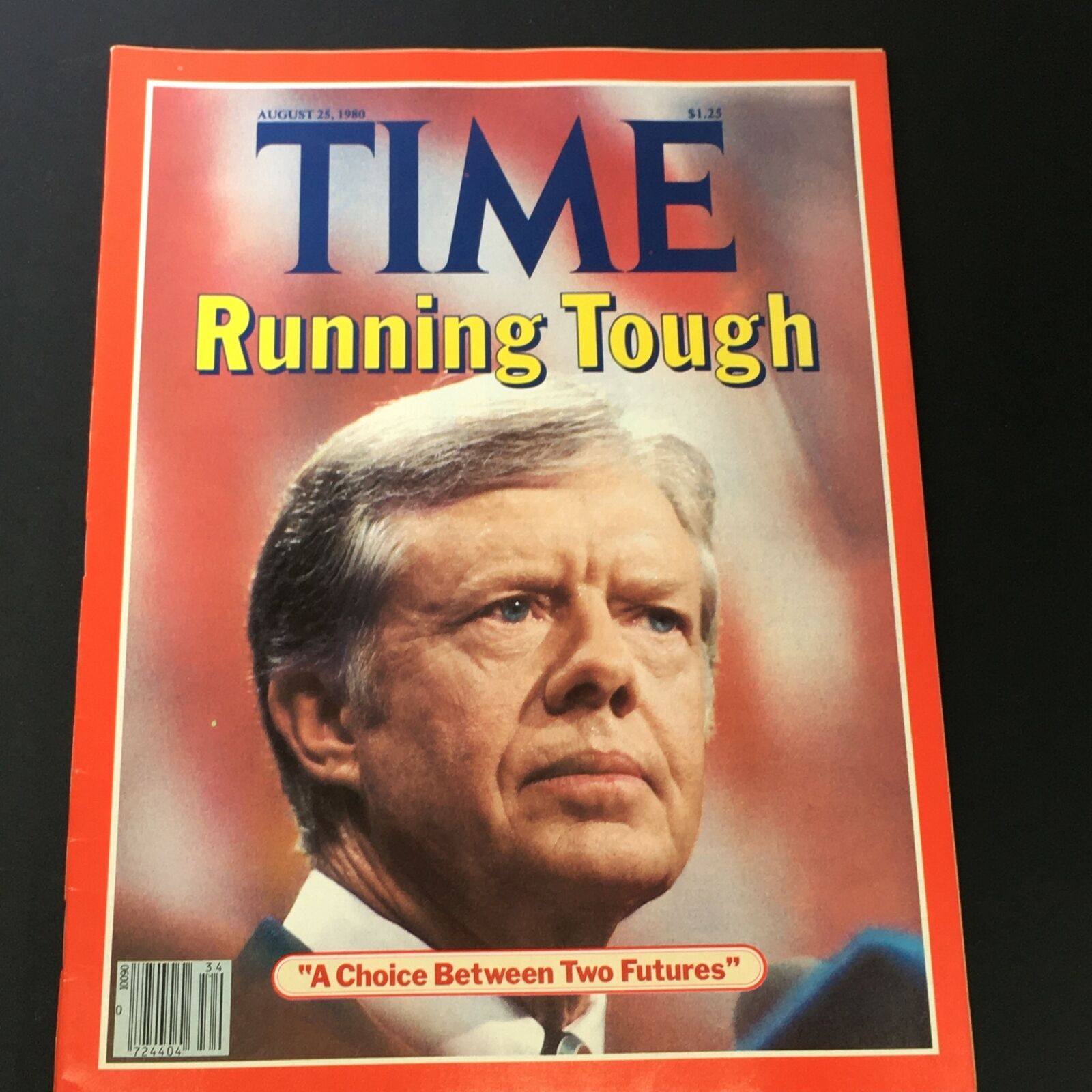 VTG Time Magazine August 25 1980 - Jimmy Carter Running Tough / Newsstand