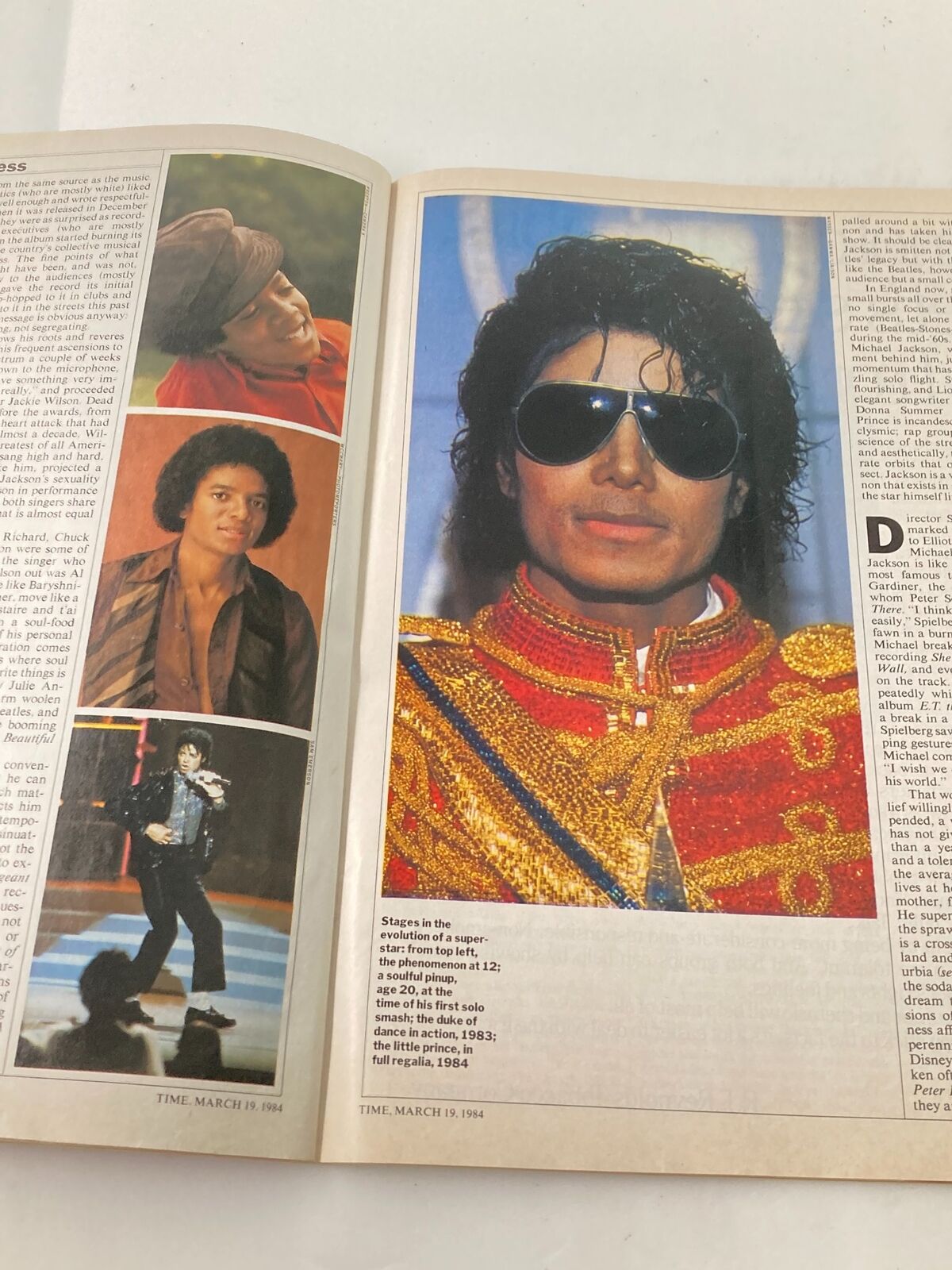 VTG Time Magazine March 19 1984 Michael Jackson Why He's a Thriller