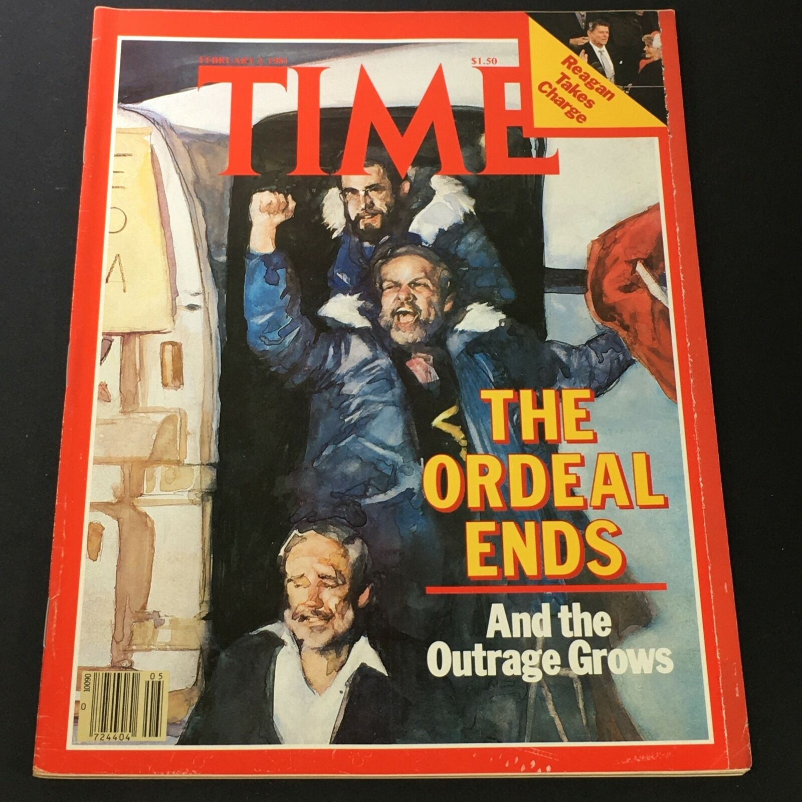 VTG Time Magazine February 2 1981 - Ronald Reagan Take Charge / The Ordeal Ends