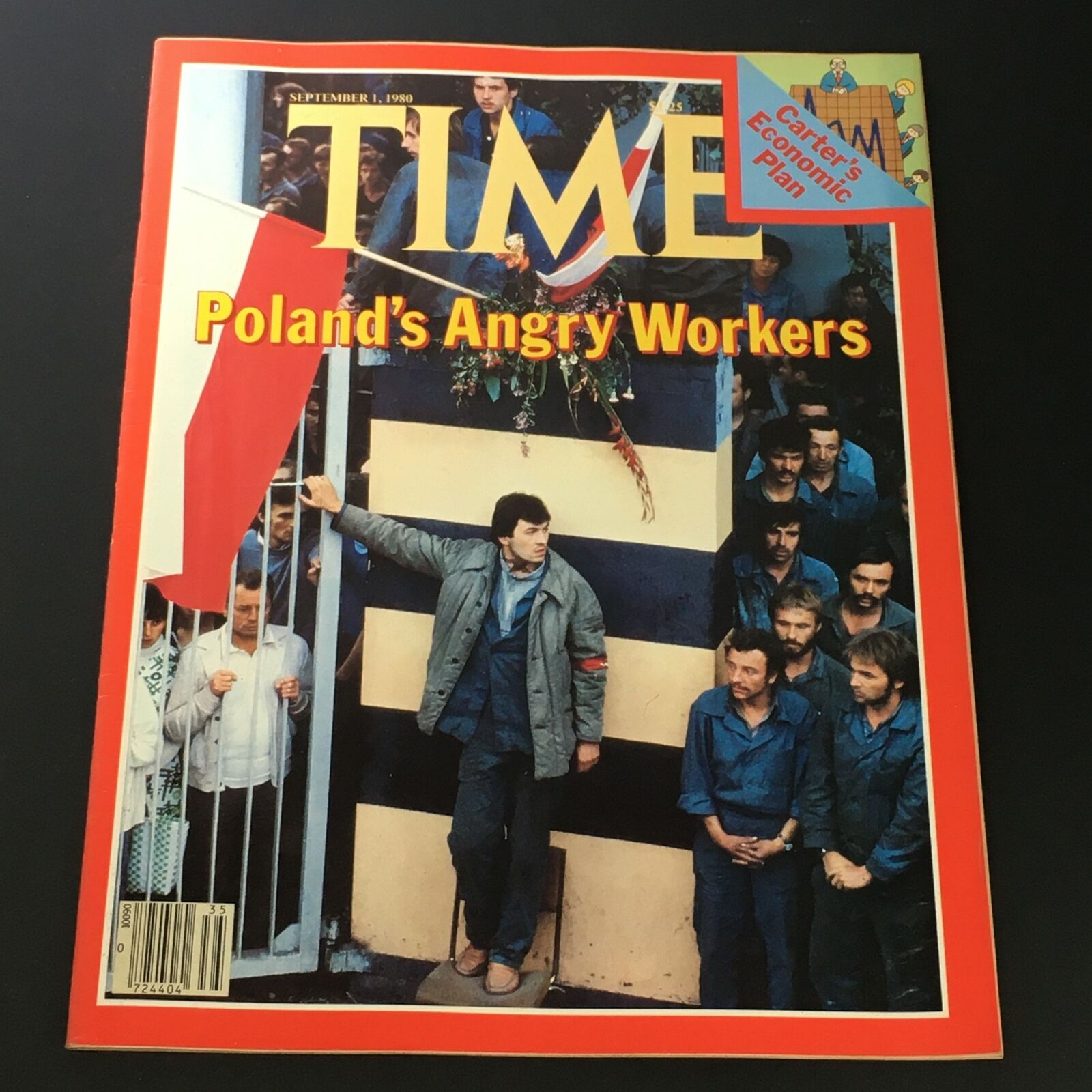 VTG Time Magazine September 1 1980 - Poland's Angry Worker / Newsstand