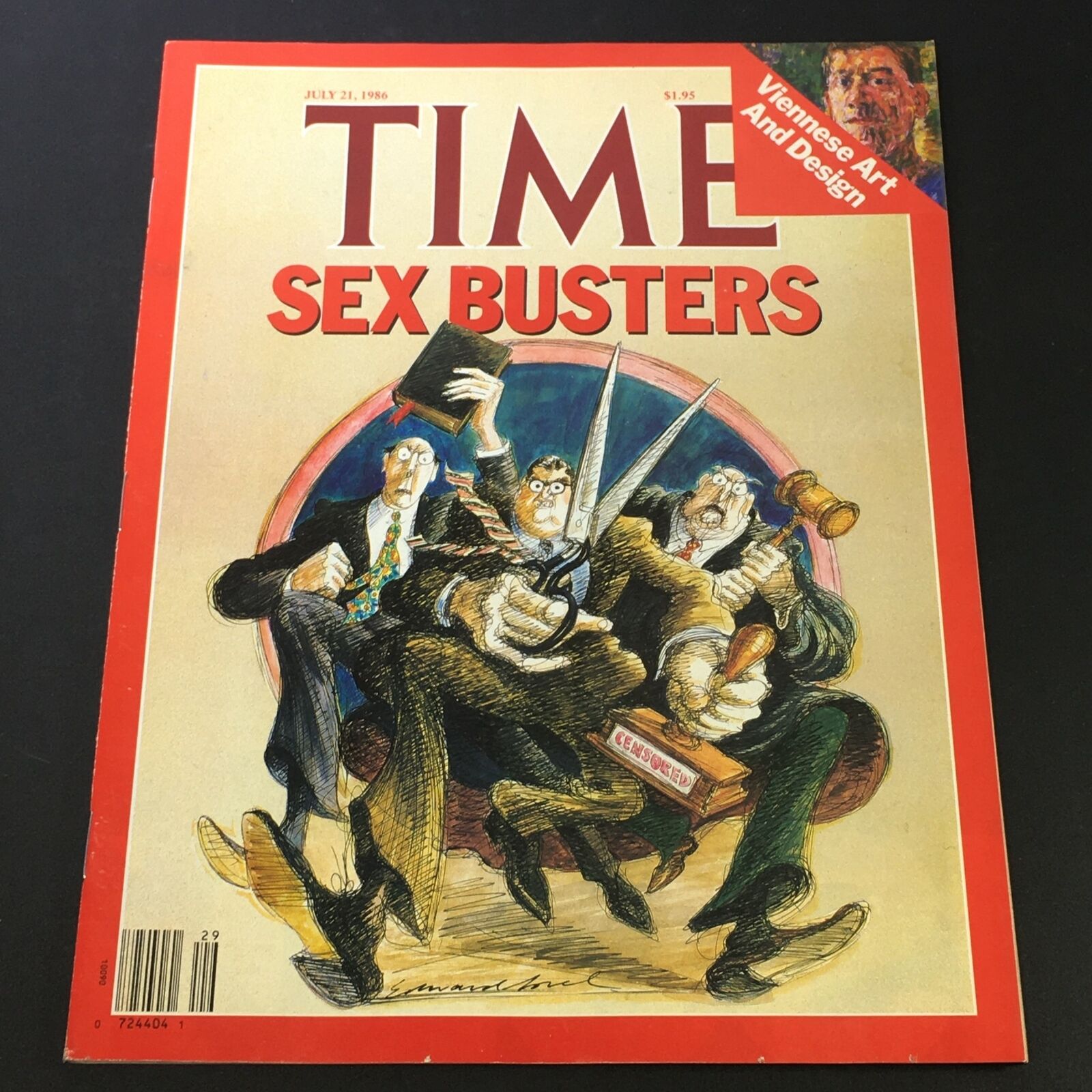 VTG Time Magazine July 21 1986 - Viennese Art & Design / Sex Busters / Newsstand