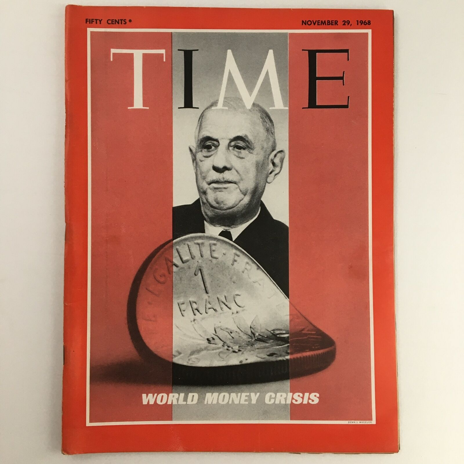 Time Magazine November 29 1968 The World Money Crisis in France No Label