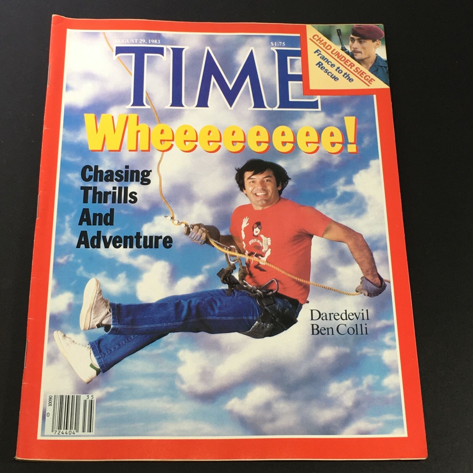 VTG Time Magazine August 29 1983 - Daredevil Ben Colli / Newsstand