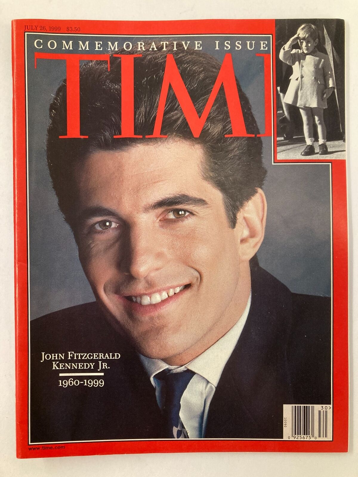 Time Magazine July 26 1999 John Fitzgerald Kennedy Jr. 1960-1999 No Label VG