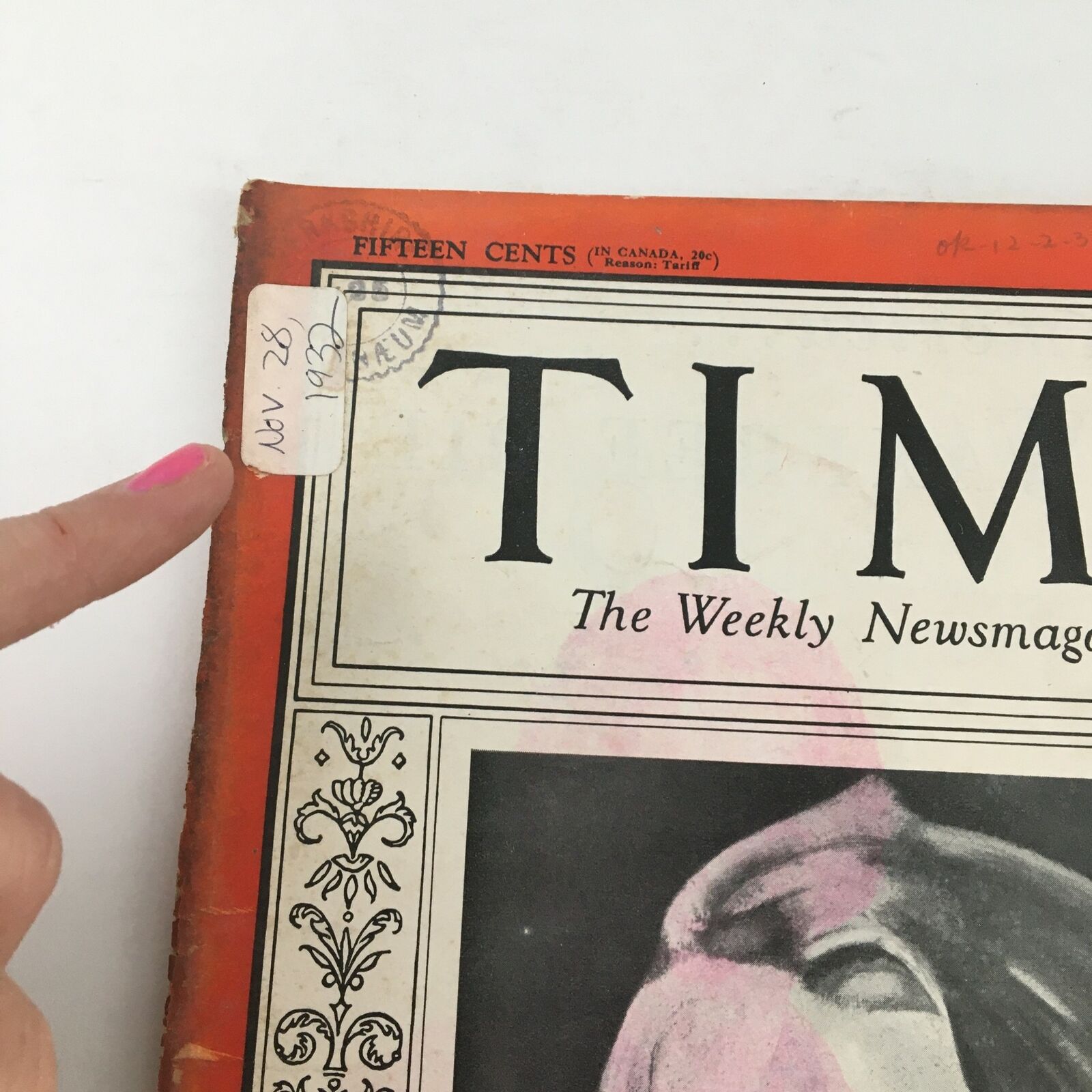 Time Magazine November 28 1932 Vol 20 #22 Thomas Edward "Lawrence" Shaw