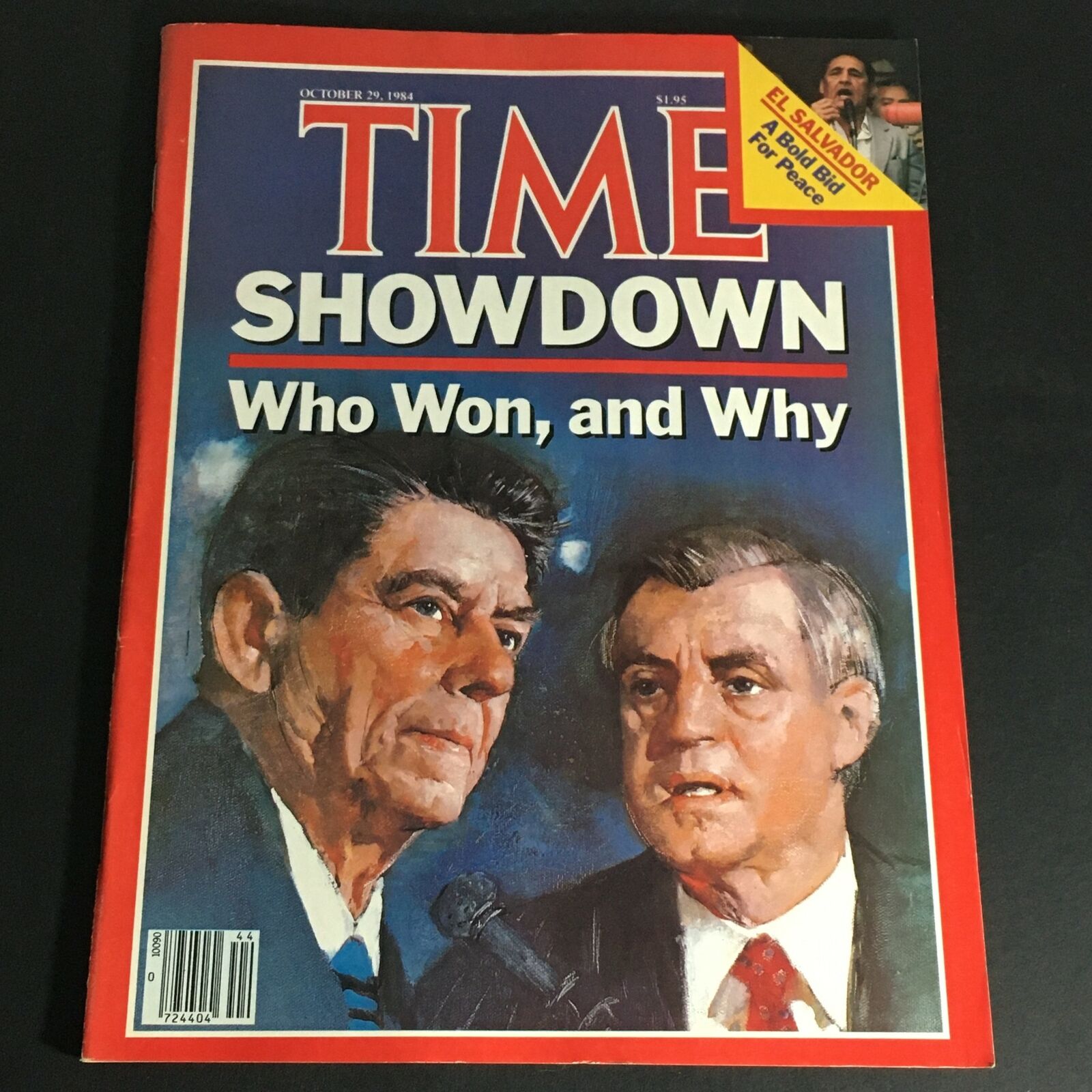 VTG Time Magazine October 29 1984 - Ronald Reagan and Walter Mondale Showdown