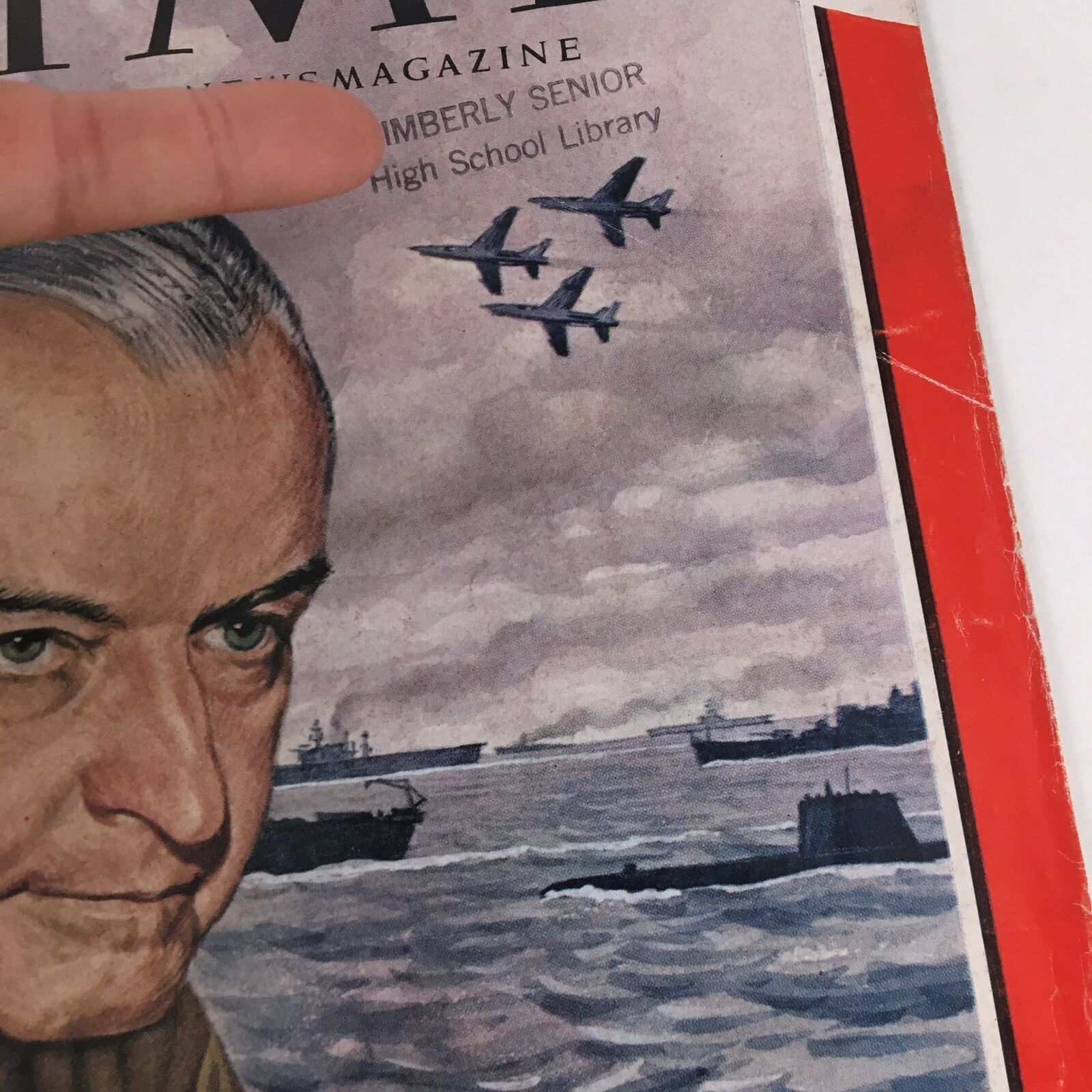 Time Magazine August 14 1964 Pacific Commander U. S. Grant Sharp Jr. No Label