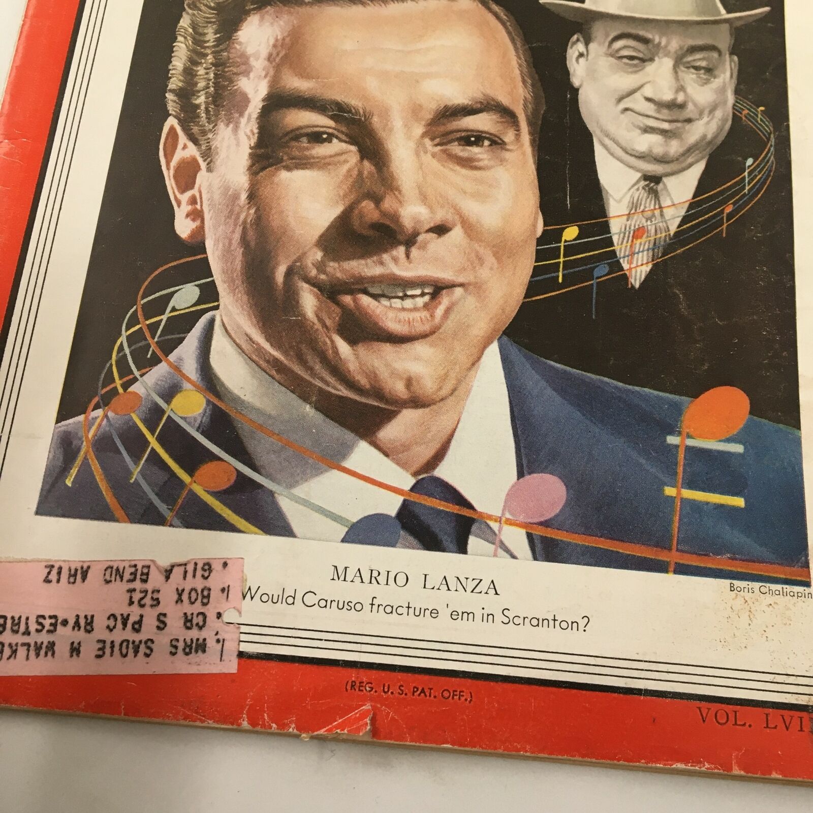 VTG Time Magazine August 6 1951 Vol. 58 No. 6 Mario Lanza Caruso Fracture