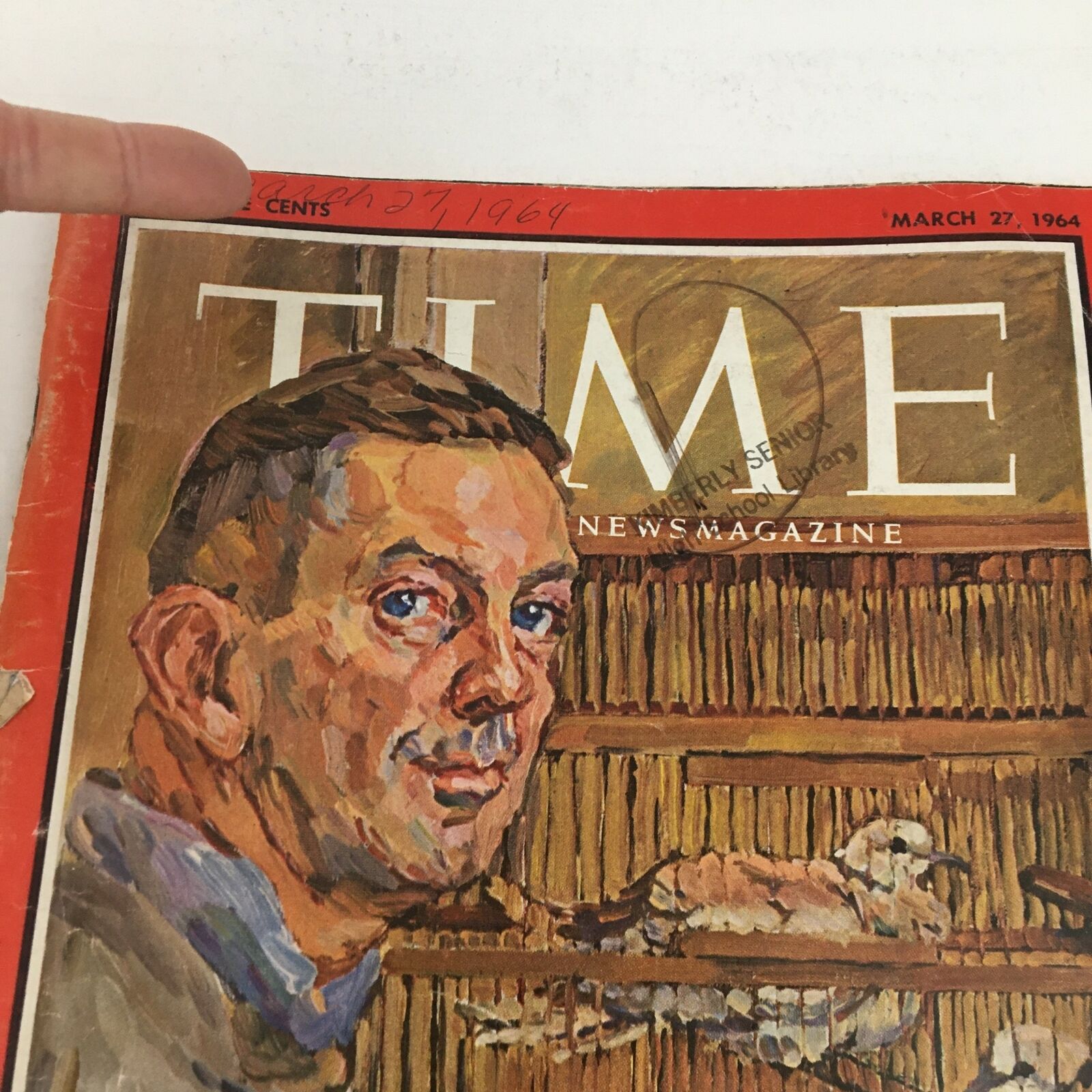 Time Magazine March 27 1964 Vol 83 #13 Author John Cheever No Label