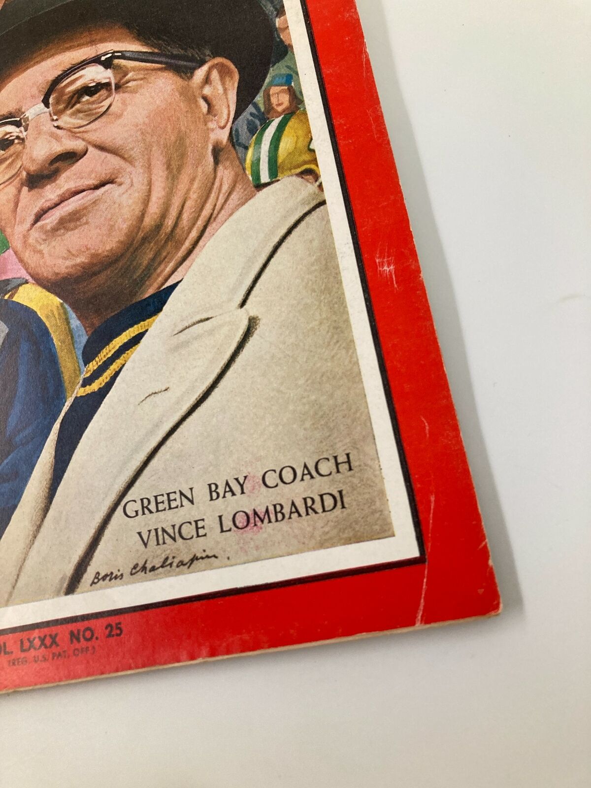 VTG Time Magazine December 21 1962 Green Bay Coach Vince Lombardi No Label