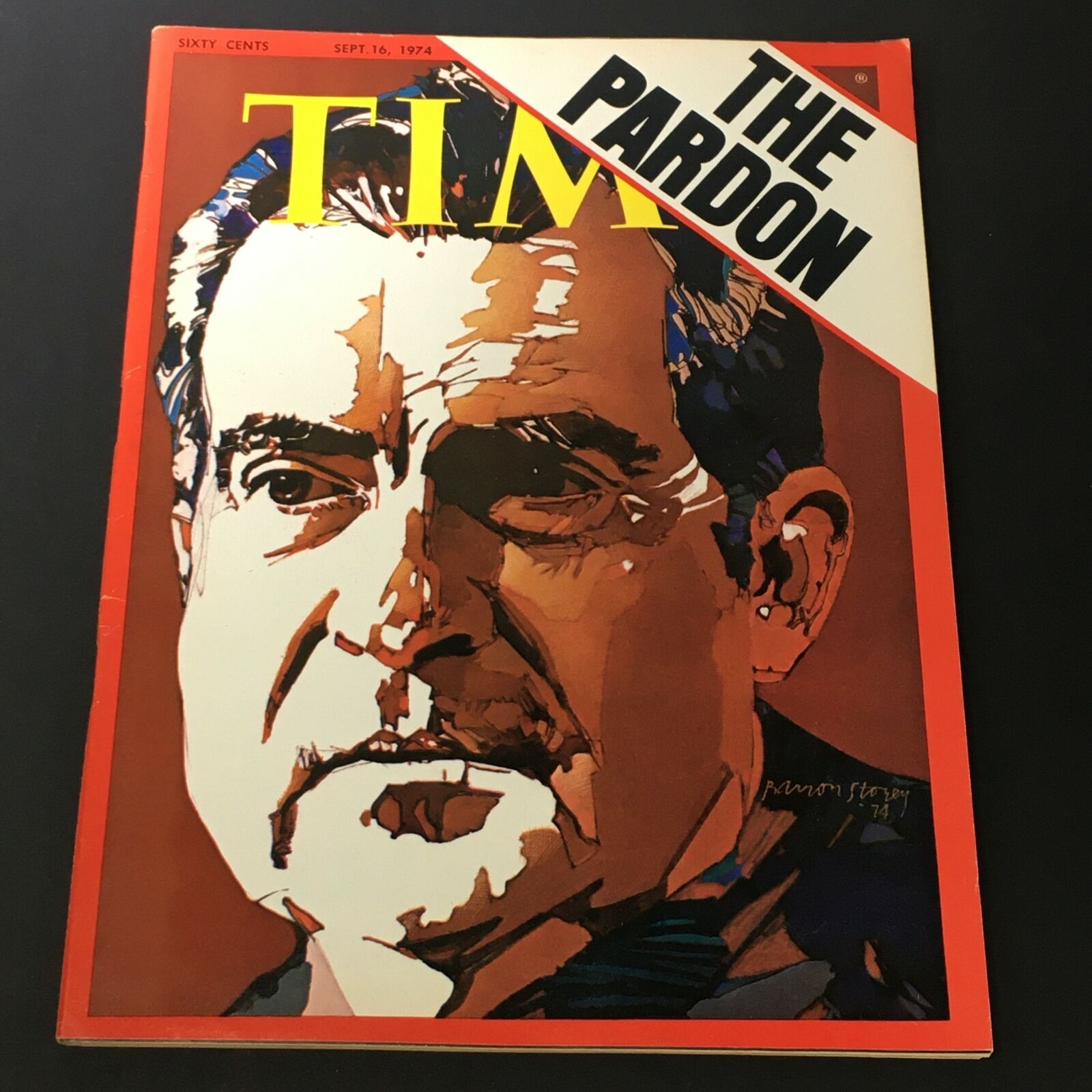 VTG Time Magazine September 16 1974 - Richard Nixon, The Pardon / Newsstand