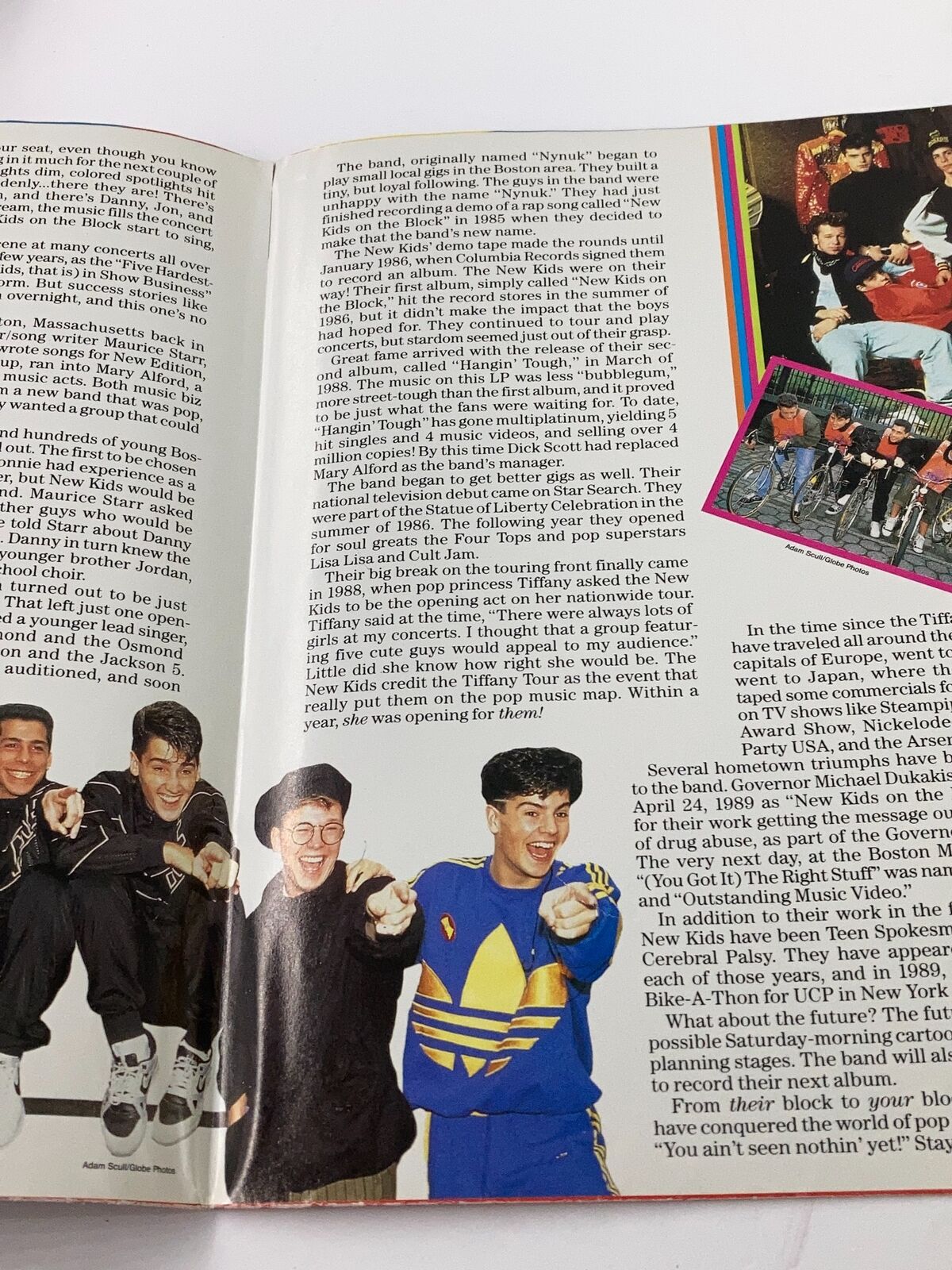 1990 New Kids on The Block Poster Book Discography and Videography