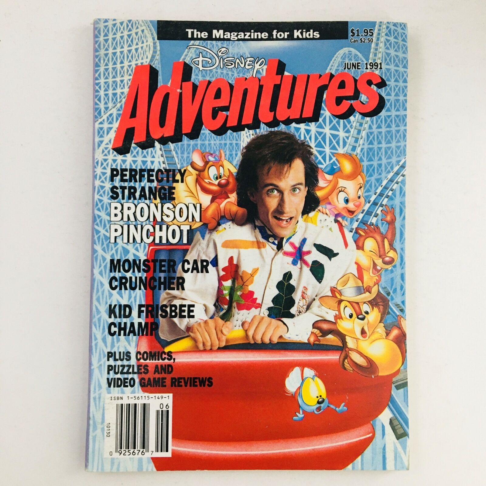 Disney Adventures Magazine June 1991 Perfectly Strange Bronson Pinchot, No Label