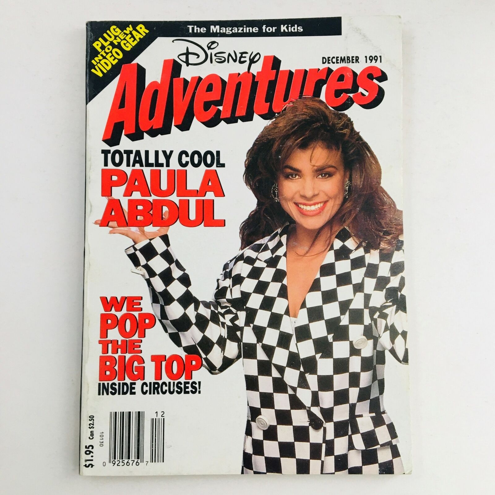 Disney Adventures Magazine December 1991 Totally Cool Paula Abdul, No Label