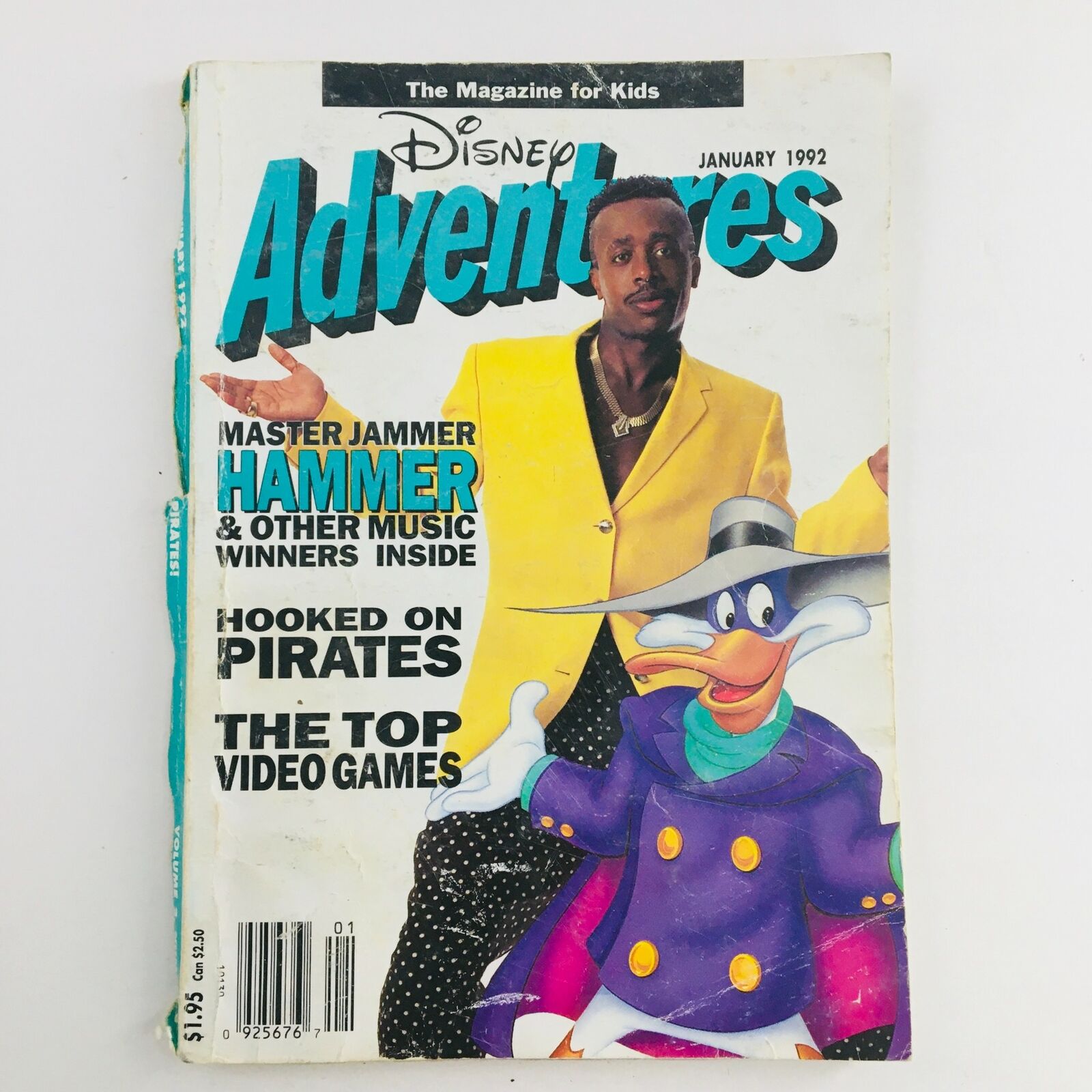 Disney Adventures Magazine January 1992 Master Jammer MC Hammer, No Label