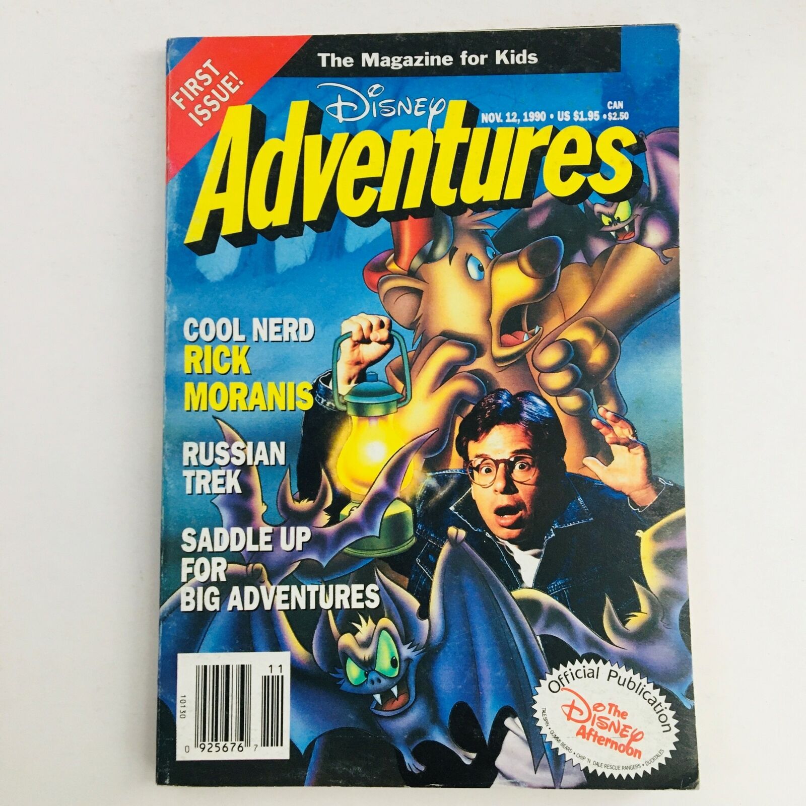 Disney Adventures Magazine November 12 1990 Cool Nerd Rick Moranis, No Label