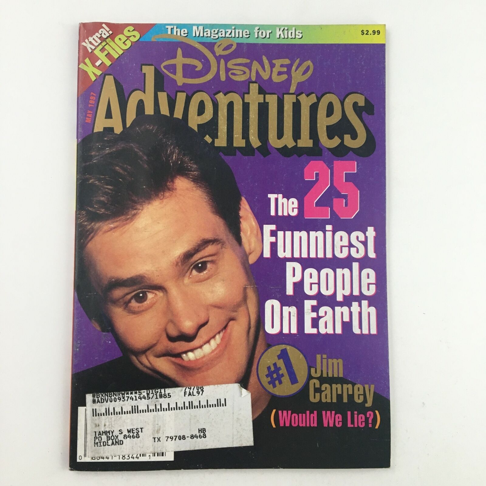 Disney Adventures Magazine May 1997 #1 Jim Carrey The Funniest People on Earth