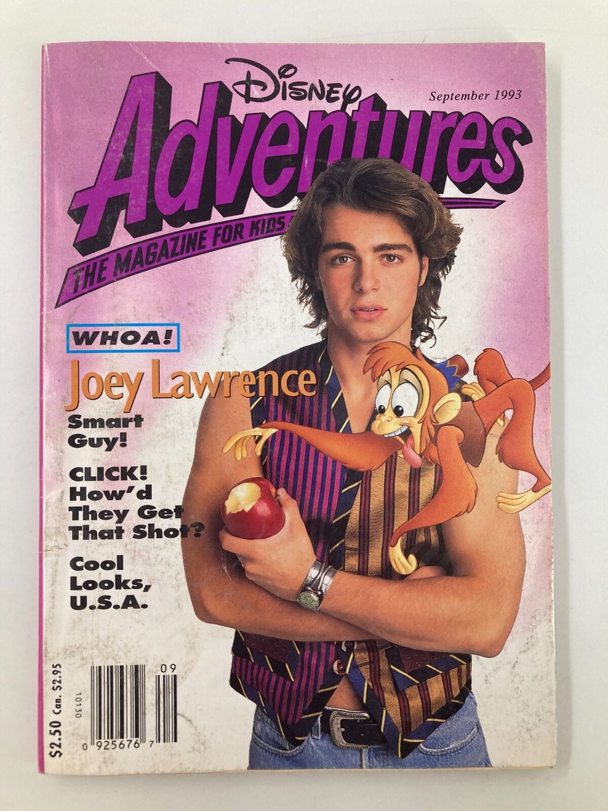 Disney Adventures Magazine September 1993 Joey Lawrence No Label