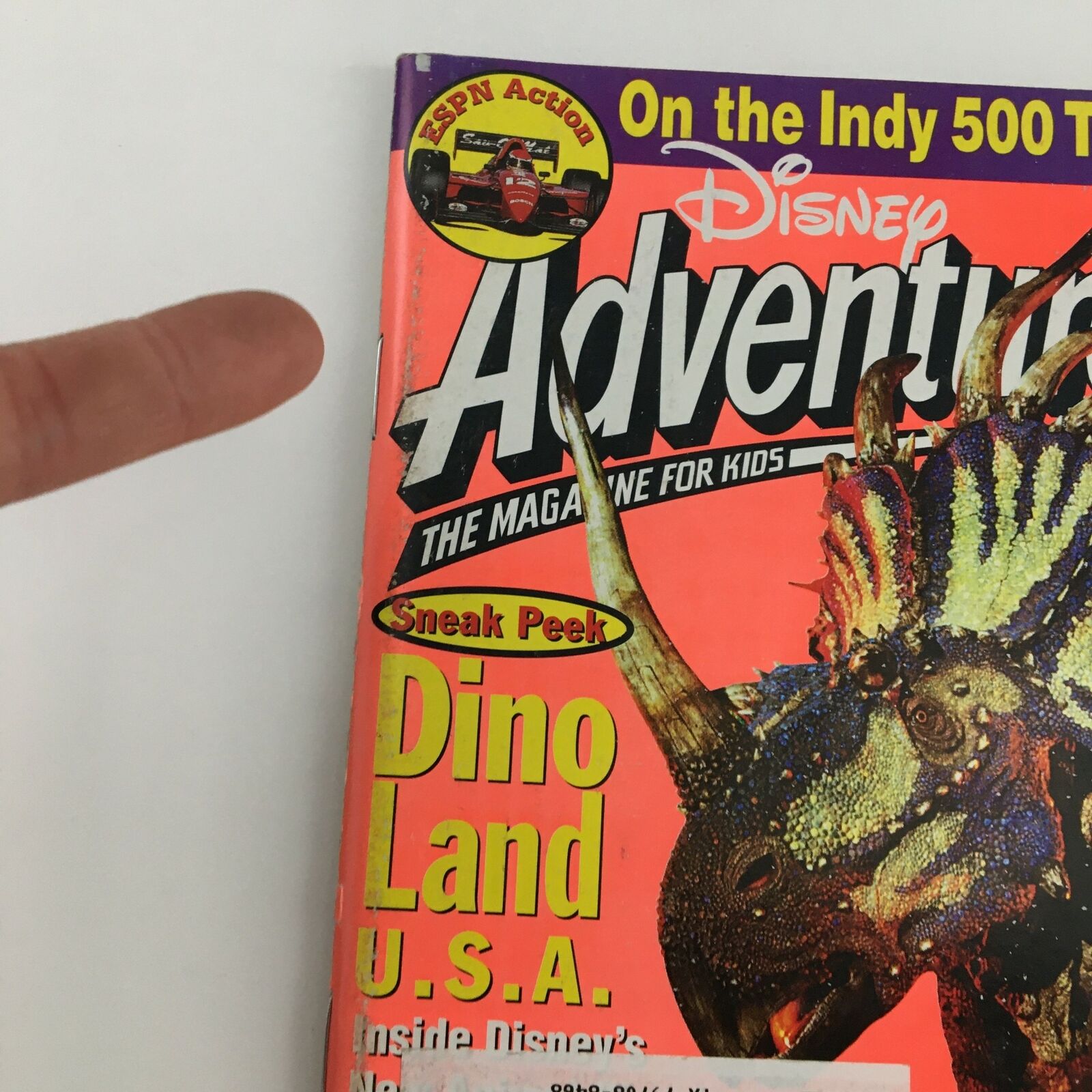 Disney Adventures Magazine May 1998 Sneak Peak Inside The Dino Land U.S.A.