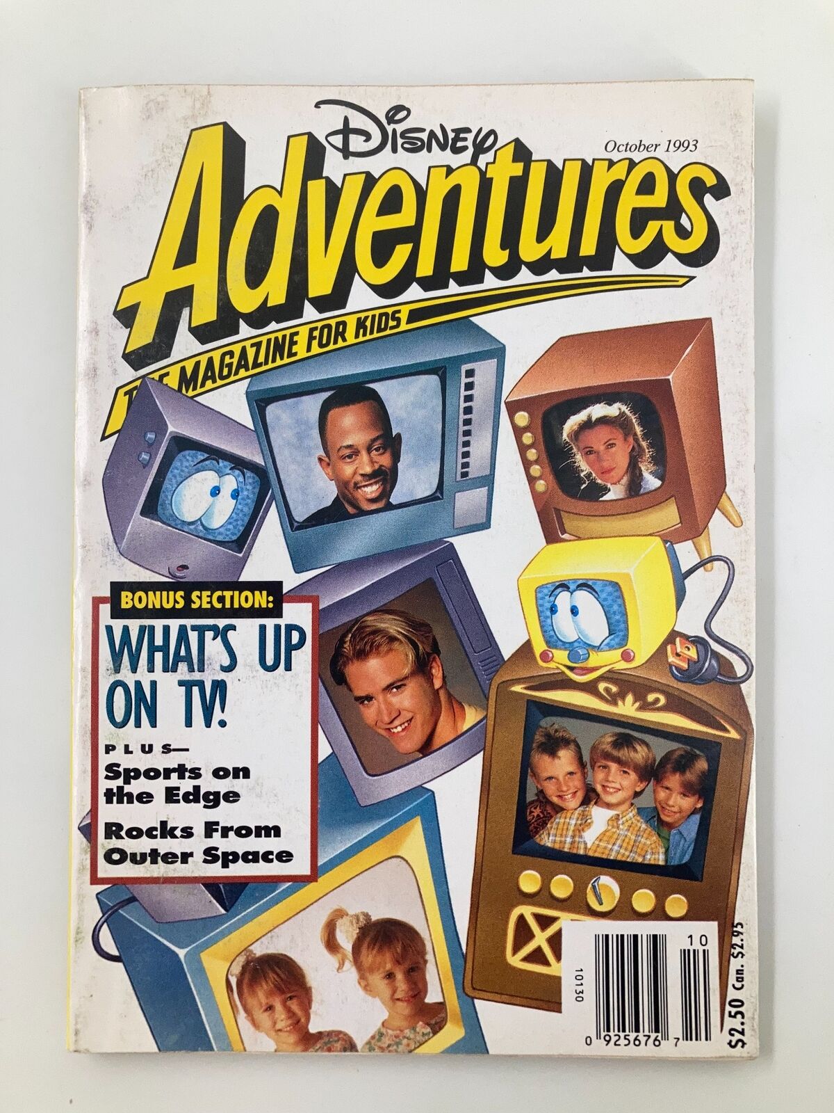 Disney Adventures Magazine October 1993 Martin Lawrence and Olsen Twins No Label